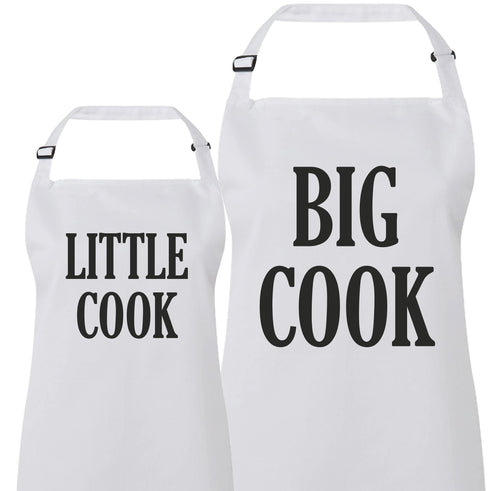 Big & Little Cook Aprons - Adults Childrens Matching Family