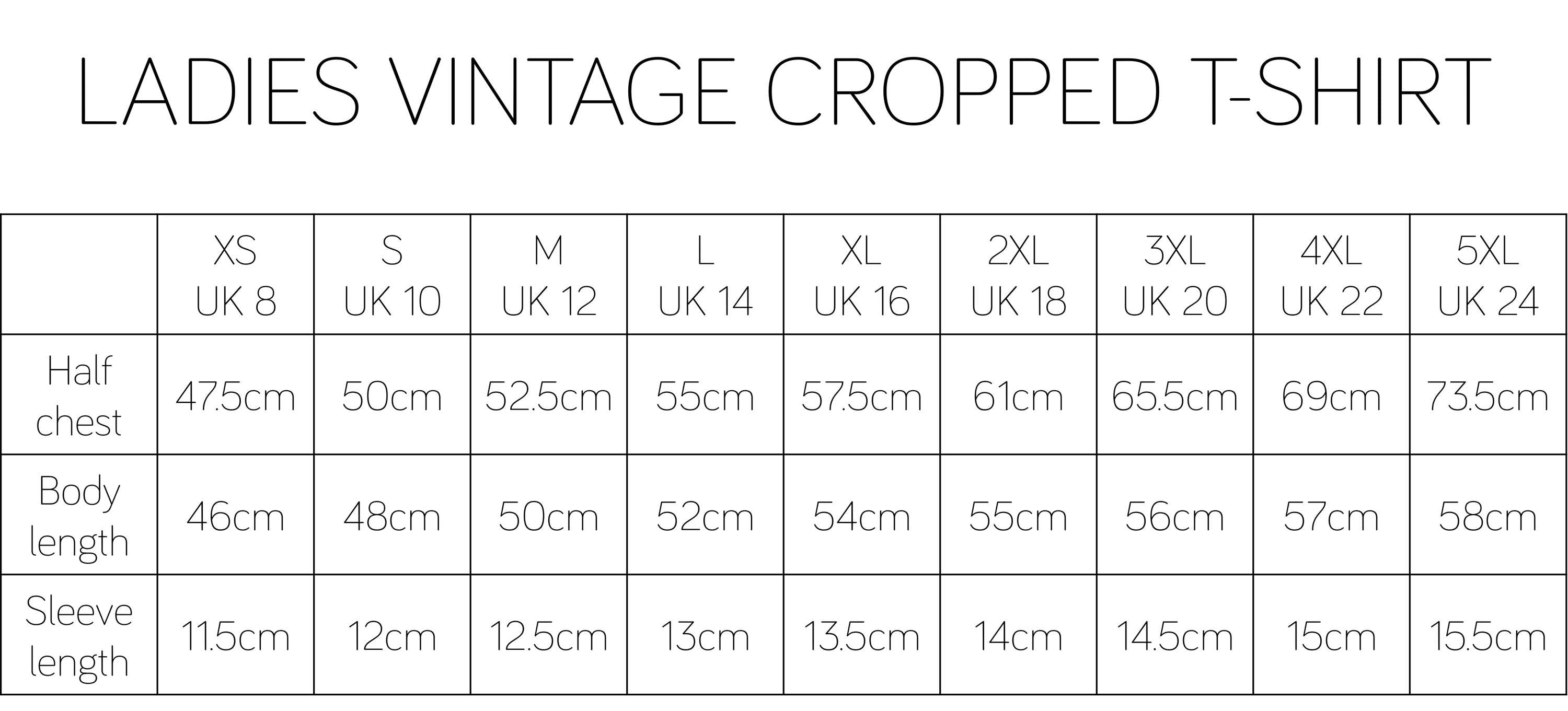 Embroidered Personalised Ladies Vintage Washed Cropped T-Shirt Custom Design Your Text Cute Baby Tee