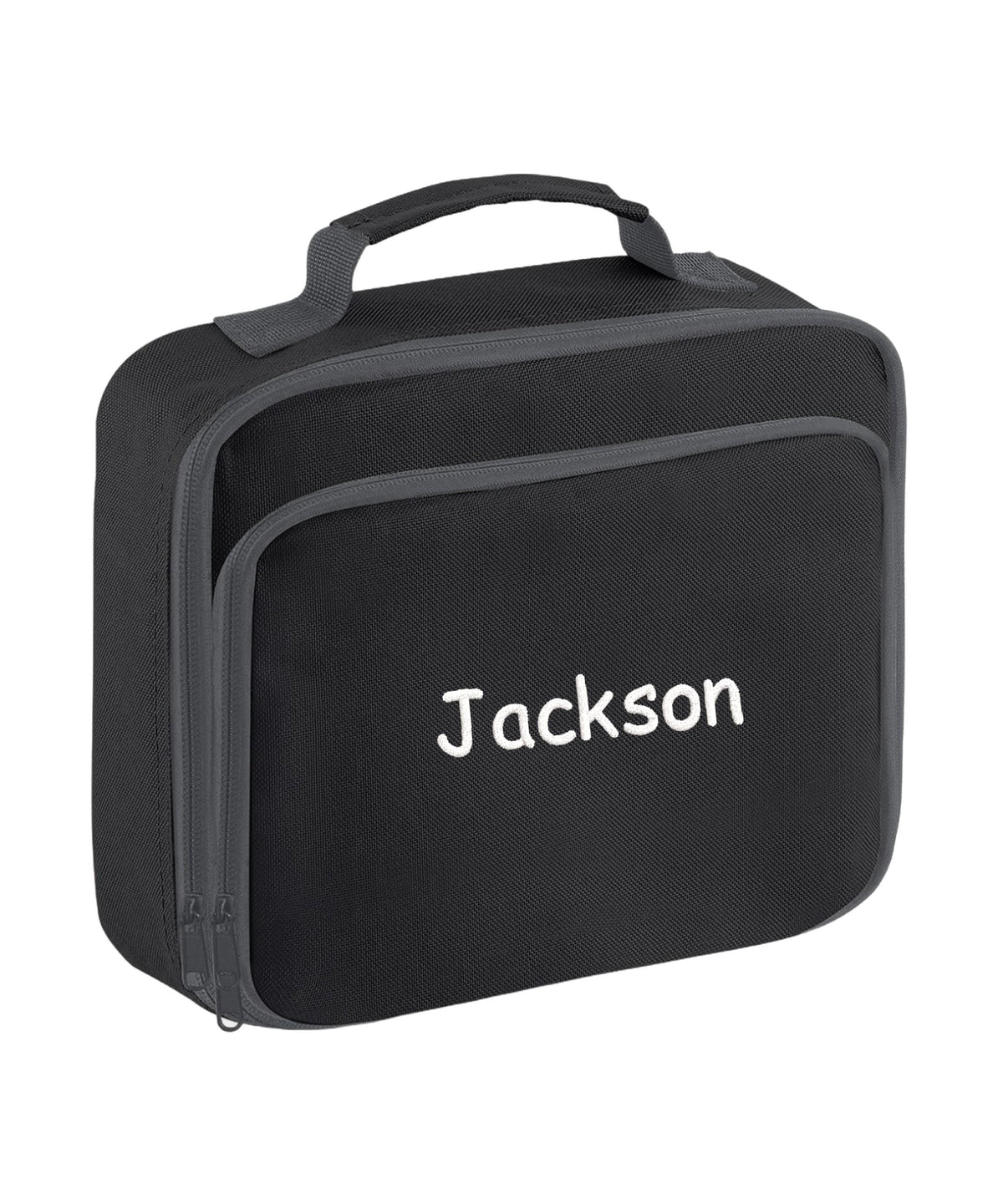 Embroidered Kids Personalised Name Lunch Cool Bag Box Custom Text School Nursery