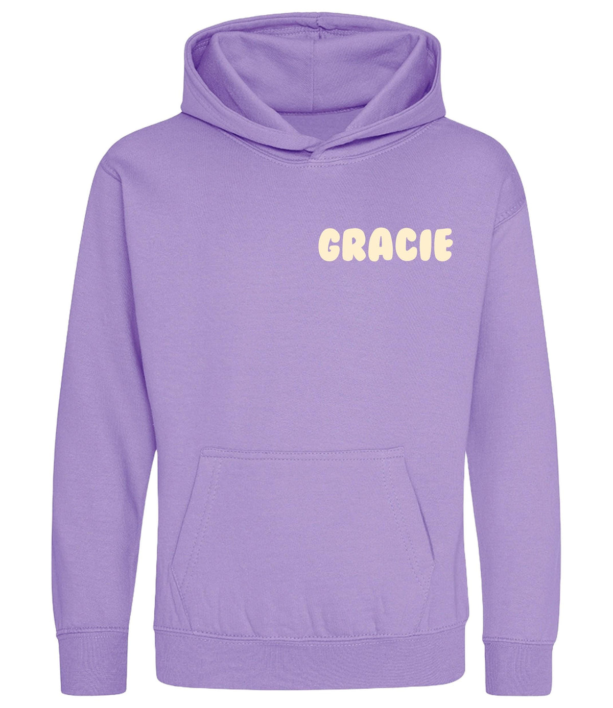 Personalised Bubble Font Name Hoodie (Kids & Adults Sizes) Custom Text Year Established Design