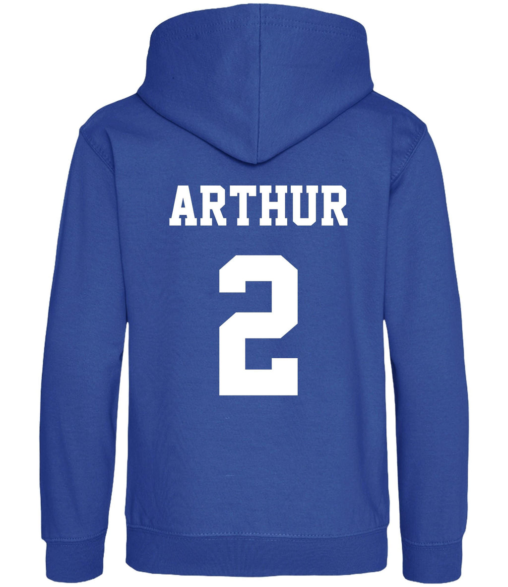 Personalised Football Hoodies (Kids & Adults Sizes) Custom Name and Number Team Club Sports Kit