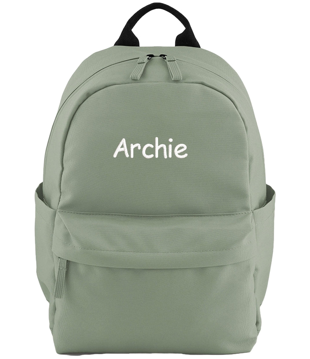 Embroidered Kids Personalised Name Small Backpack Custom Text School Rucksack Nursery Bag