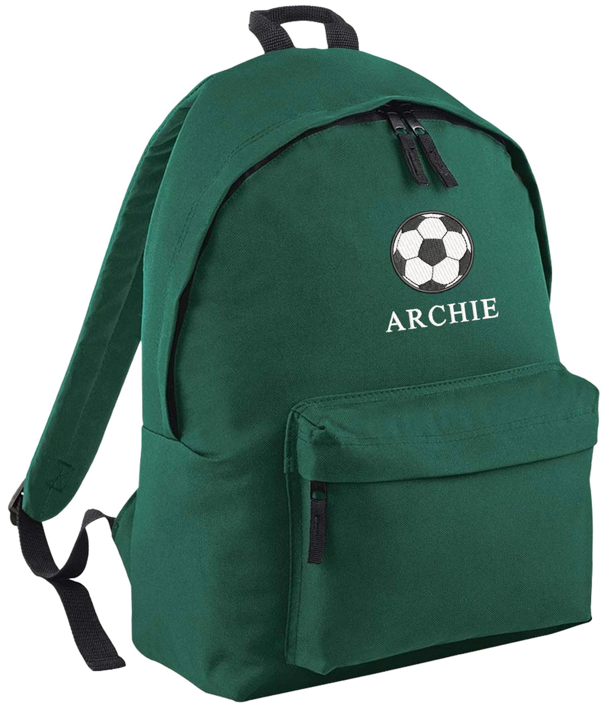Embroidered Kids Football Personalised Name Junior Backpack Boys Custom School Rucksack Nursery Bag