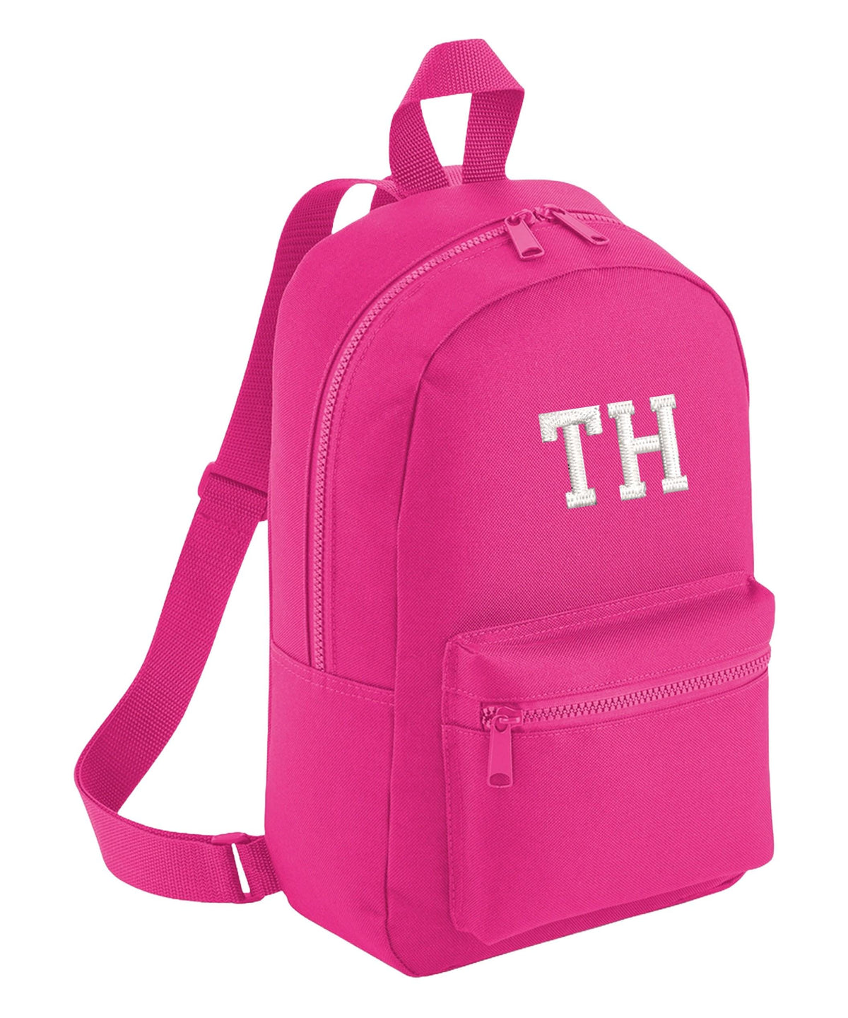 Embroidered Kids Personalised Initials Mini Backpack Custom Name Text School Rucksack Nursery Bag