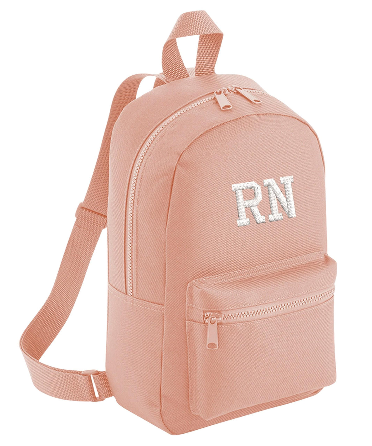 Embroidered Kids Personalised Initials Mini Backpack Custom Name Text School Rucksack Nursery Bag