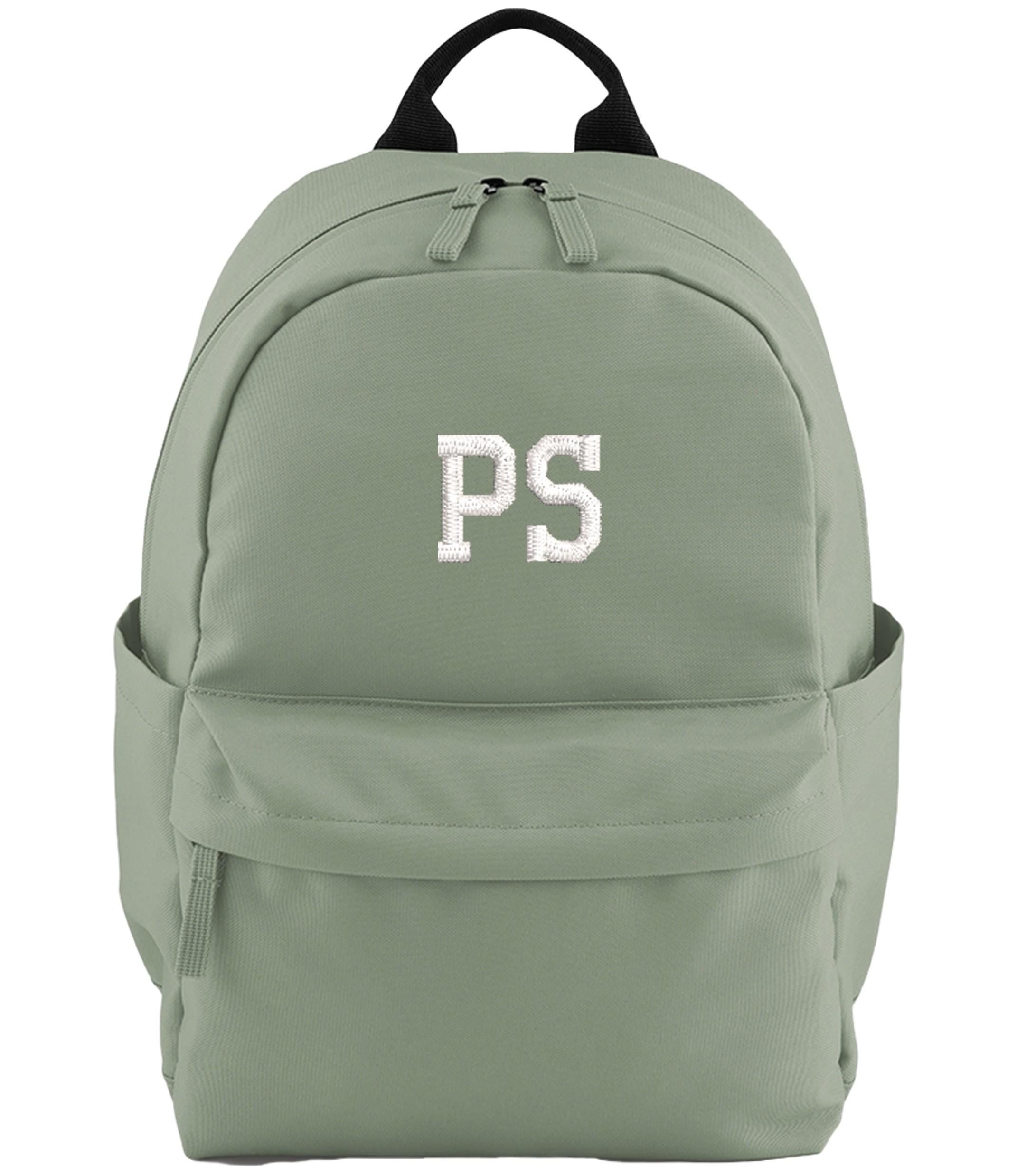 Embroidered Kids Personalised Initials Small Backpack Custom Name Text School Rucksack Nursery Bag