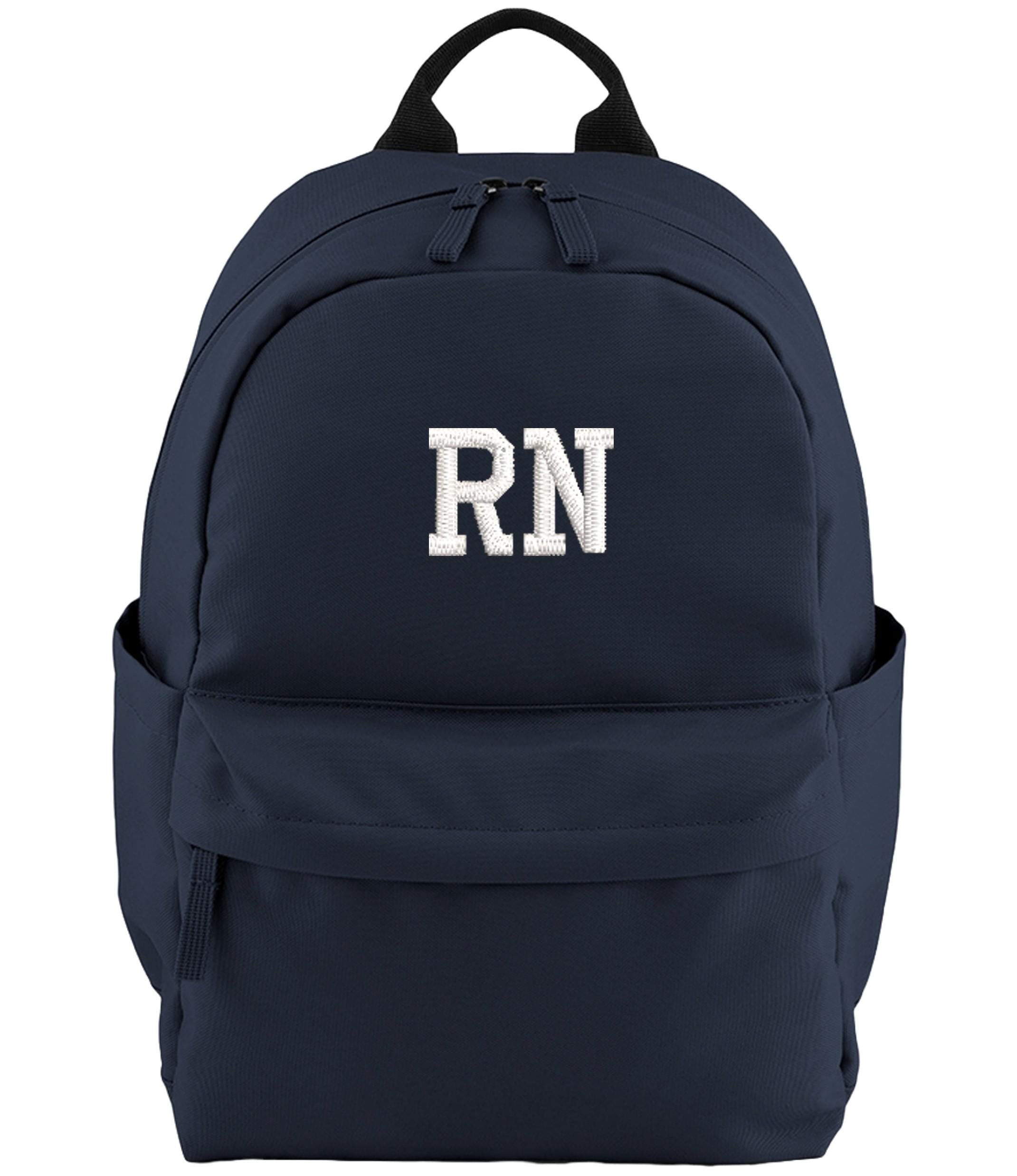 Embroidered Kids Personalised Initials Small Backpack Custom Name Text School Rucksack Nursery Bag