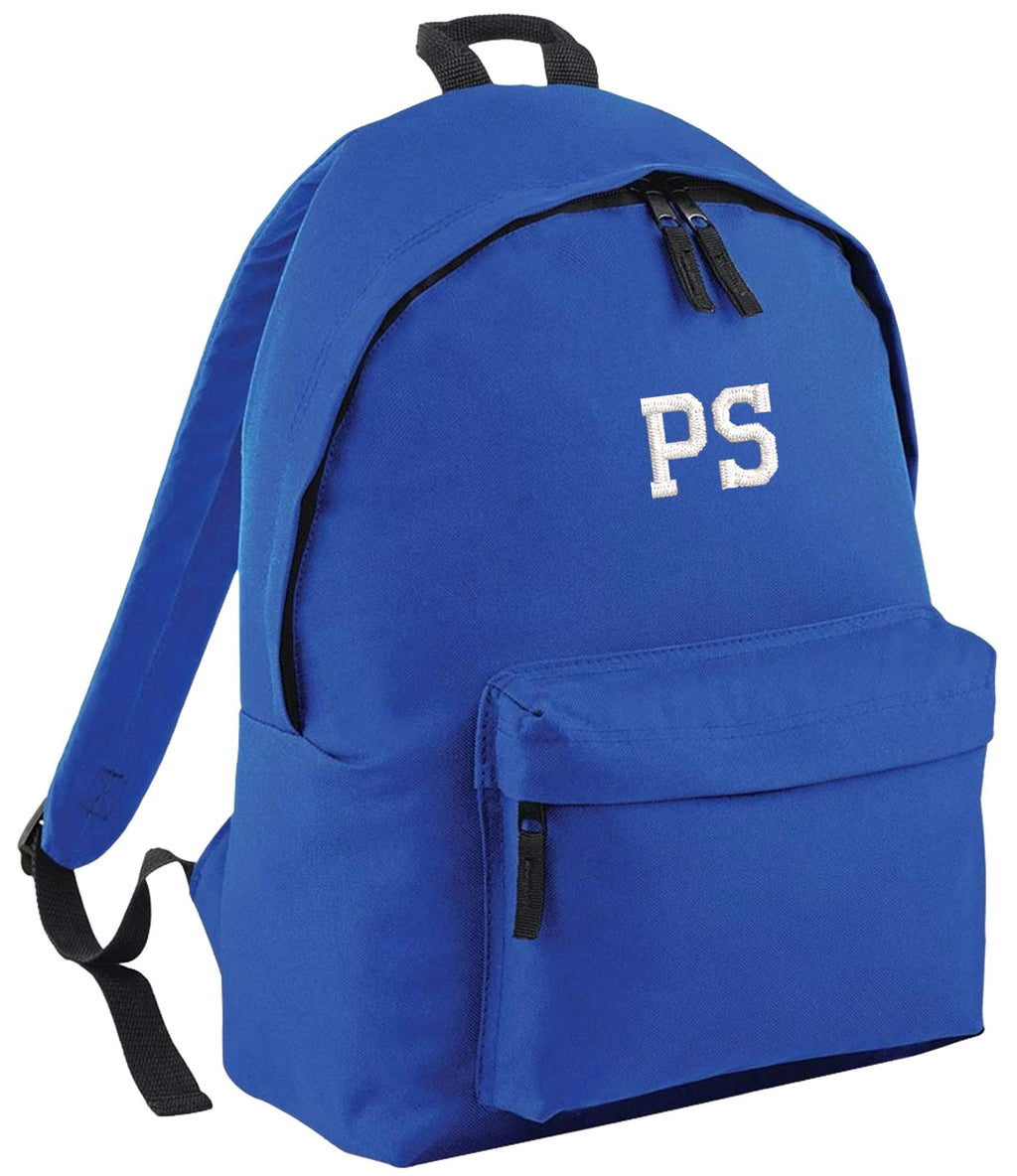 Embroidered Kids Personalised Initials Junior Backpack Girls Boys Custom Name Text School Rucksack Nursery Bag