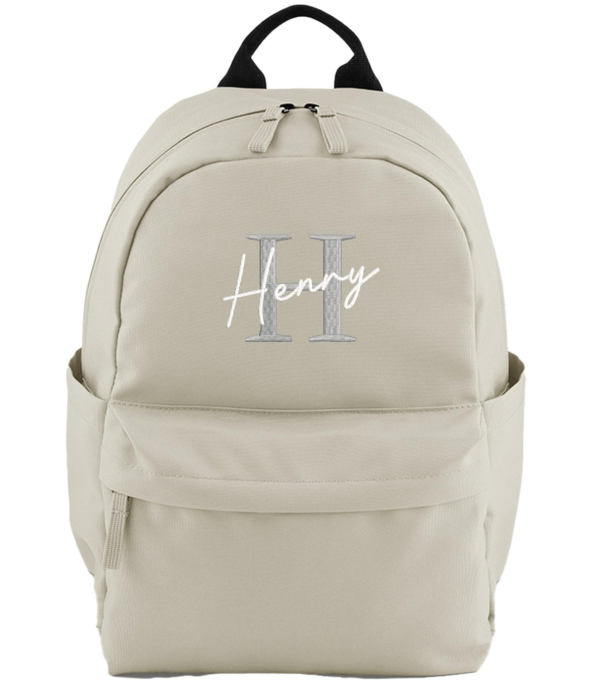 Embroidered Kids Personalised Initial Name Small Backpack Custom Text School Rucksack Nursery Bag