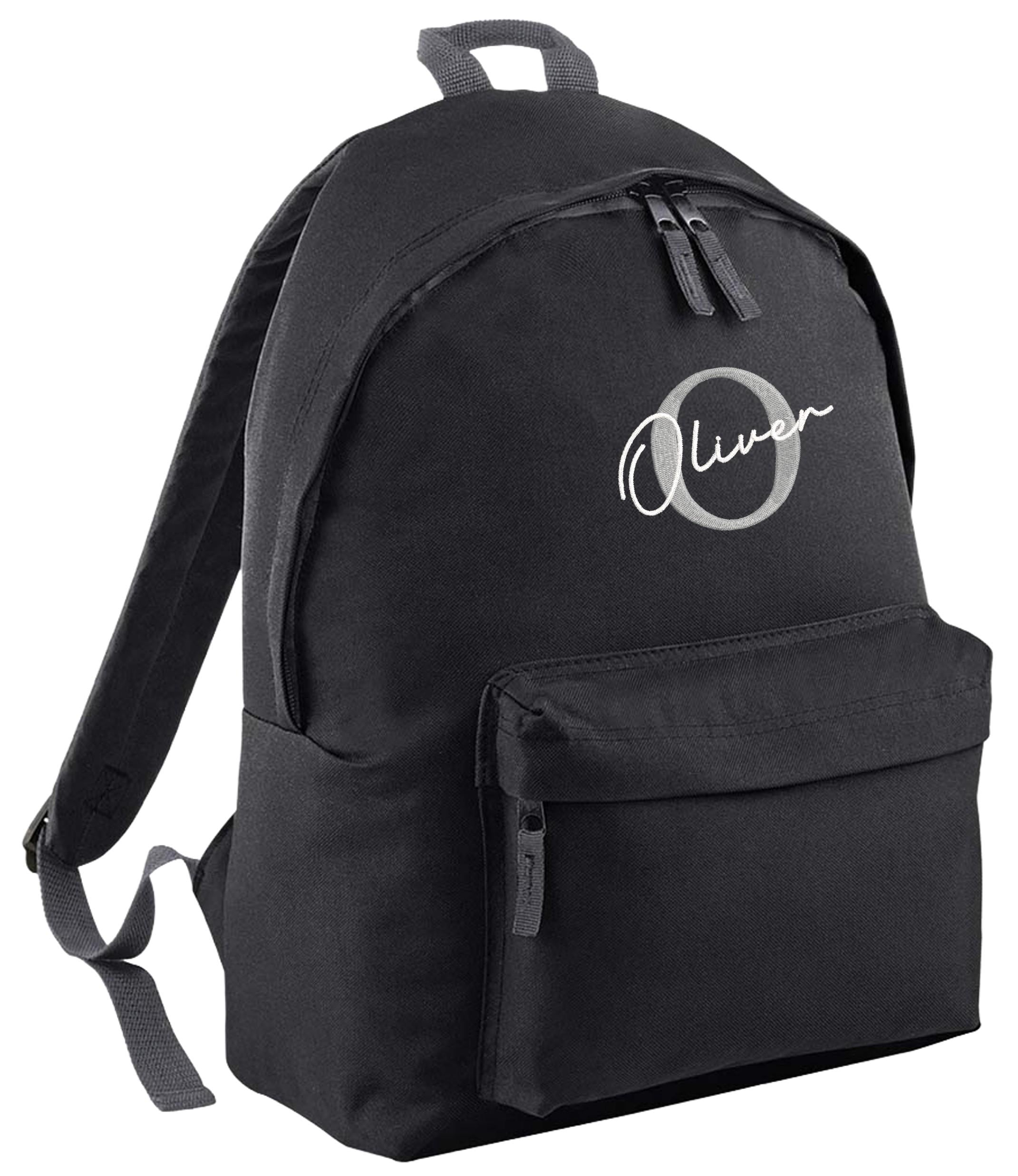 Embroidered Kids Personalised Initial Name Junior Backpack Girls Boys Custom Text School Rucksack Nursery Bag