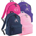 Embroidered Girls Personalised Initial Name Junior Backpack Custom Text School Rucksack Nursery Bag