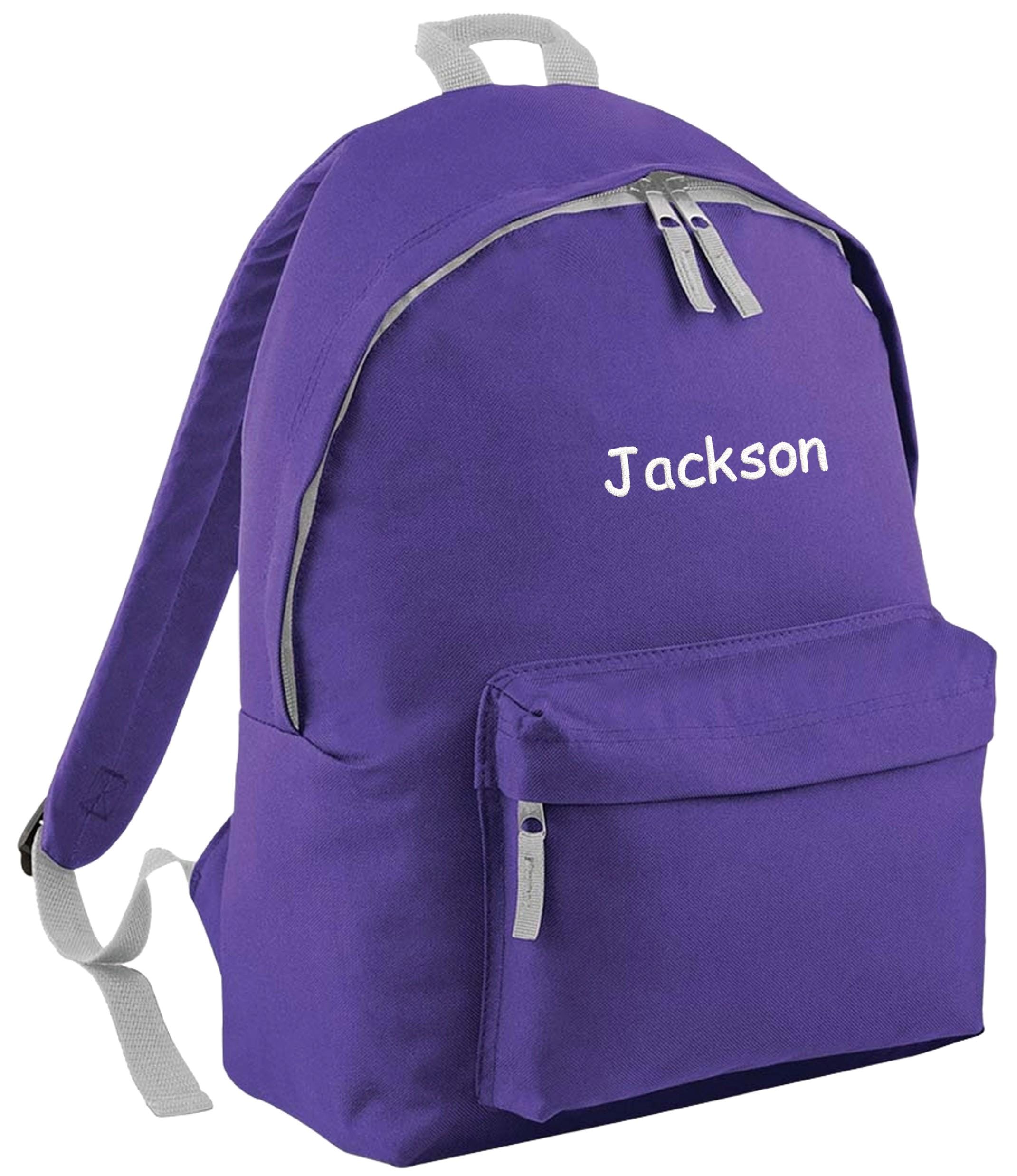 Embroidered Kids Personalised Name Junior Backpack Girls Boys Custom School Rucksack Nursery Bag