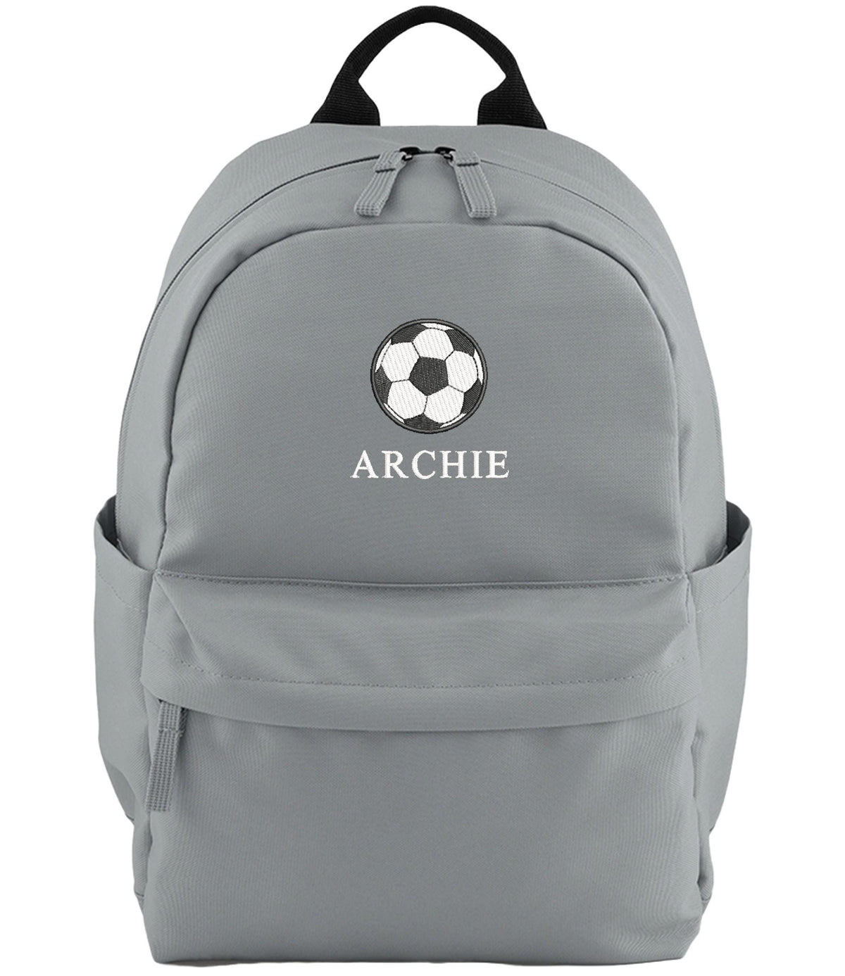Embroidered Kids Football Personalised Name Small Backpack Boys Custom School Rucksack Nursery Bag