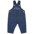 Embroidered Girls Personalised Name Is One Floral Cotton Denim Dungarees Baby & Toddler Pink 1st Birthday Party Outfit Gift