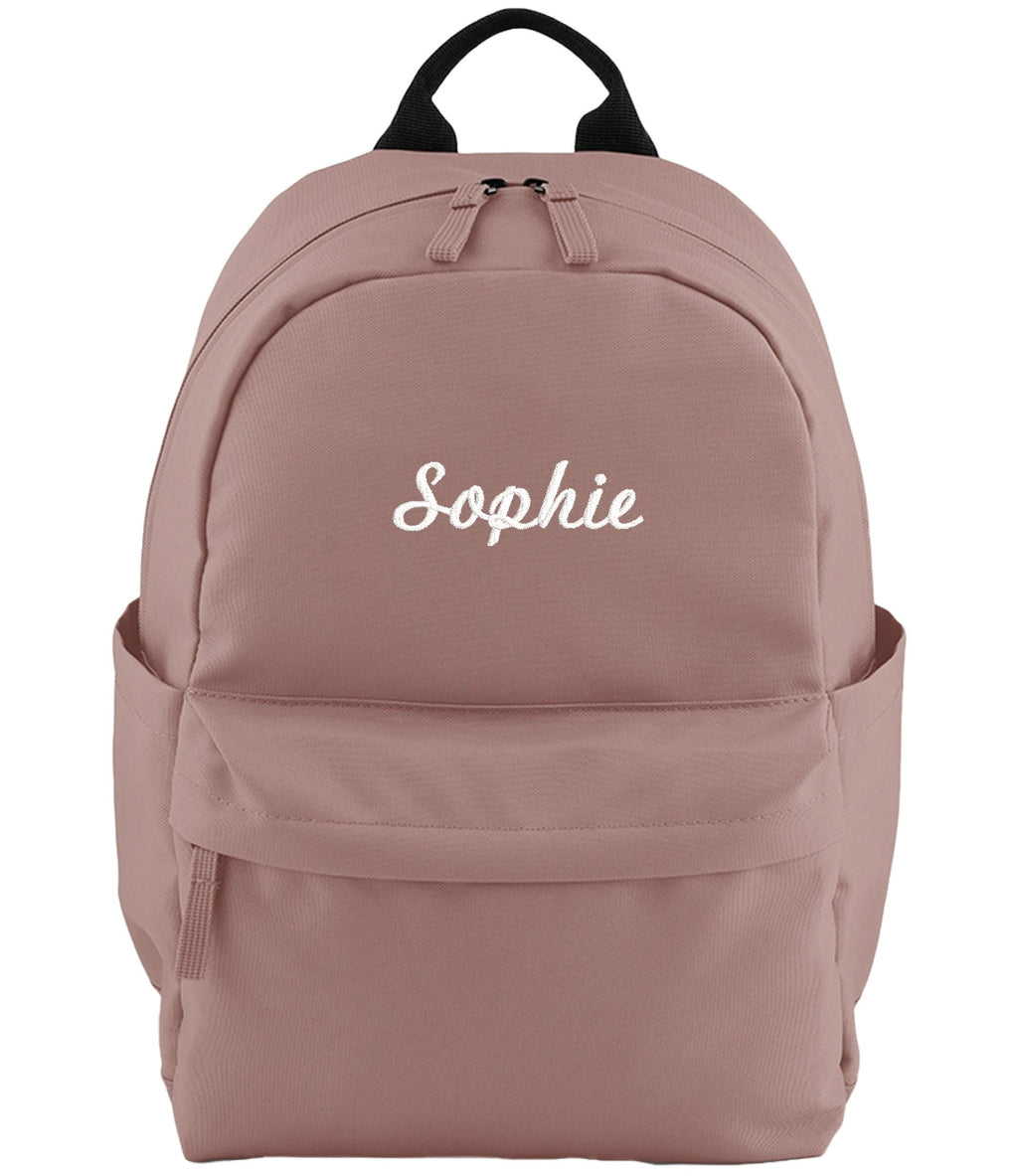 Embroidered Kids Personalised Name Small Backpack Custom Text School Rucksack Nursery Bag