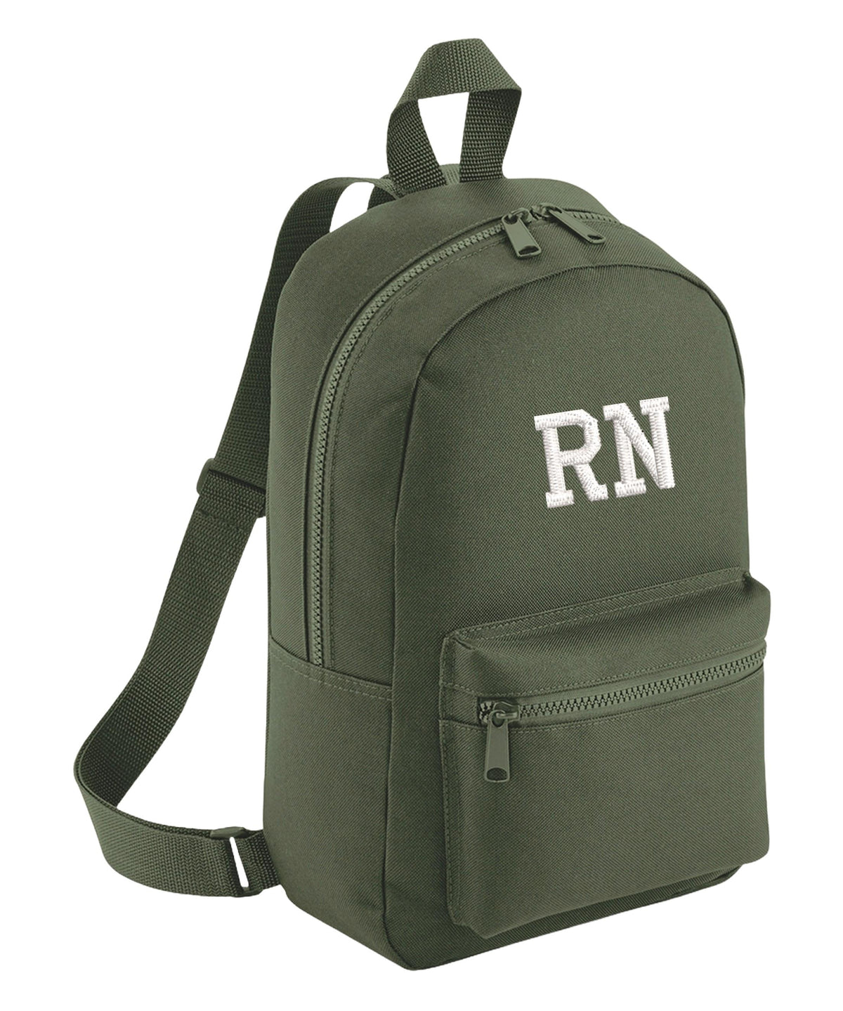 Embroidered Kids Personalised Initials Mini Backpack Custom Name Text School Rucksack Nursery Bag