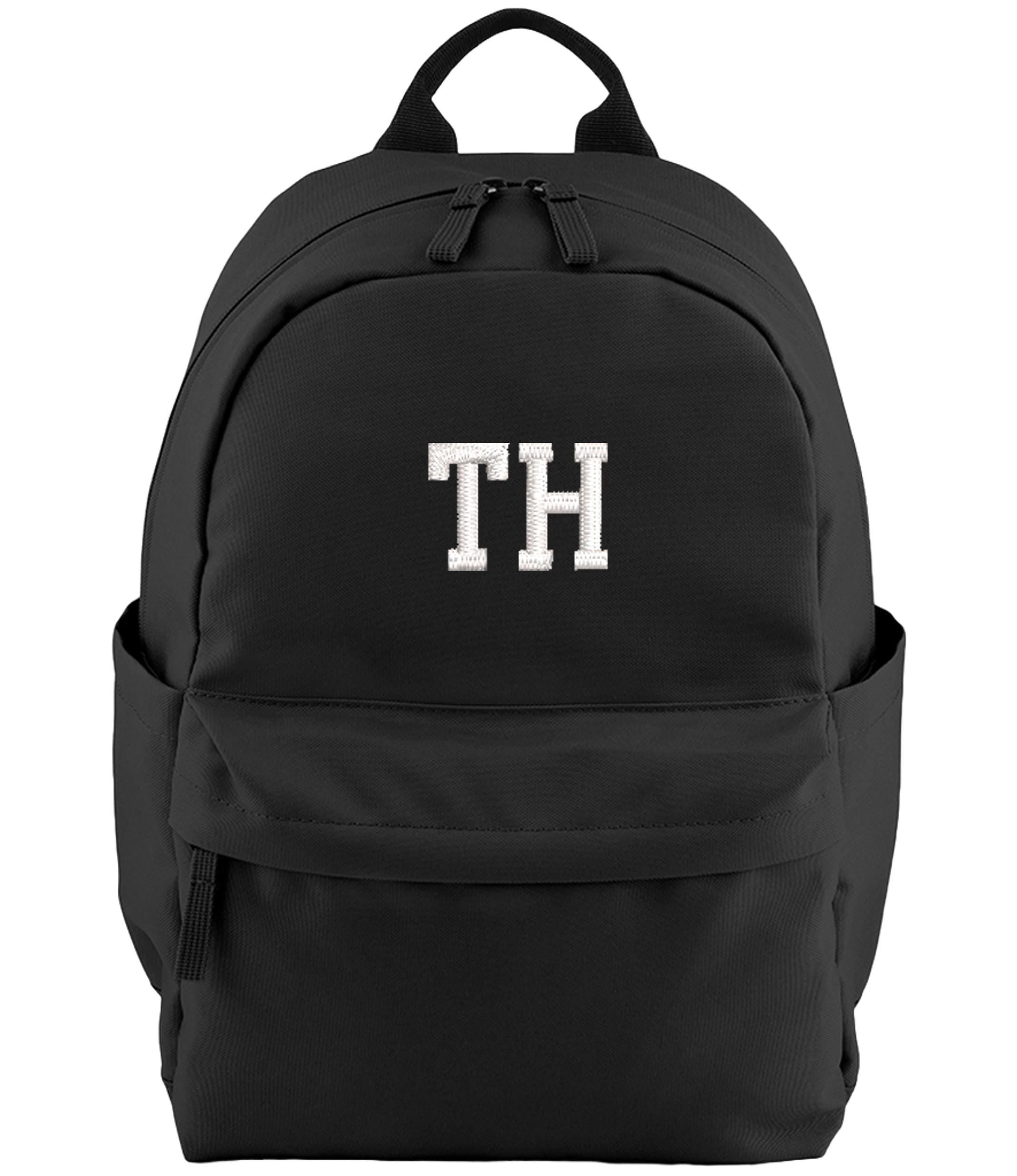 Embroidered Kids Personalised Initials Small Backpack Custom Name Text School Rucksack Nursery Bag