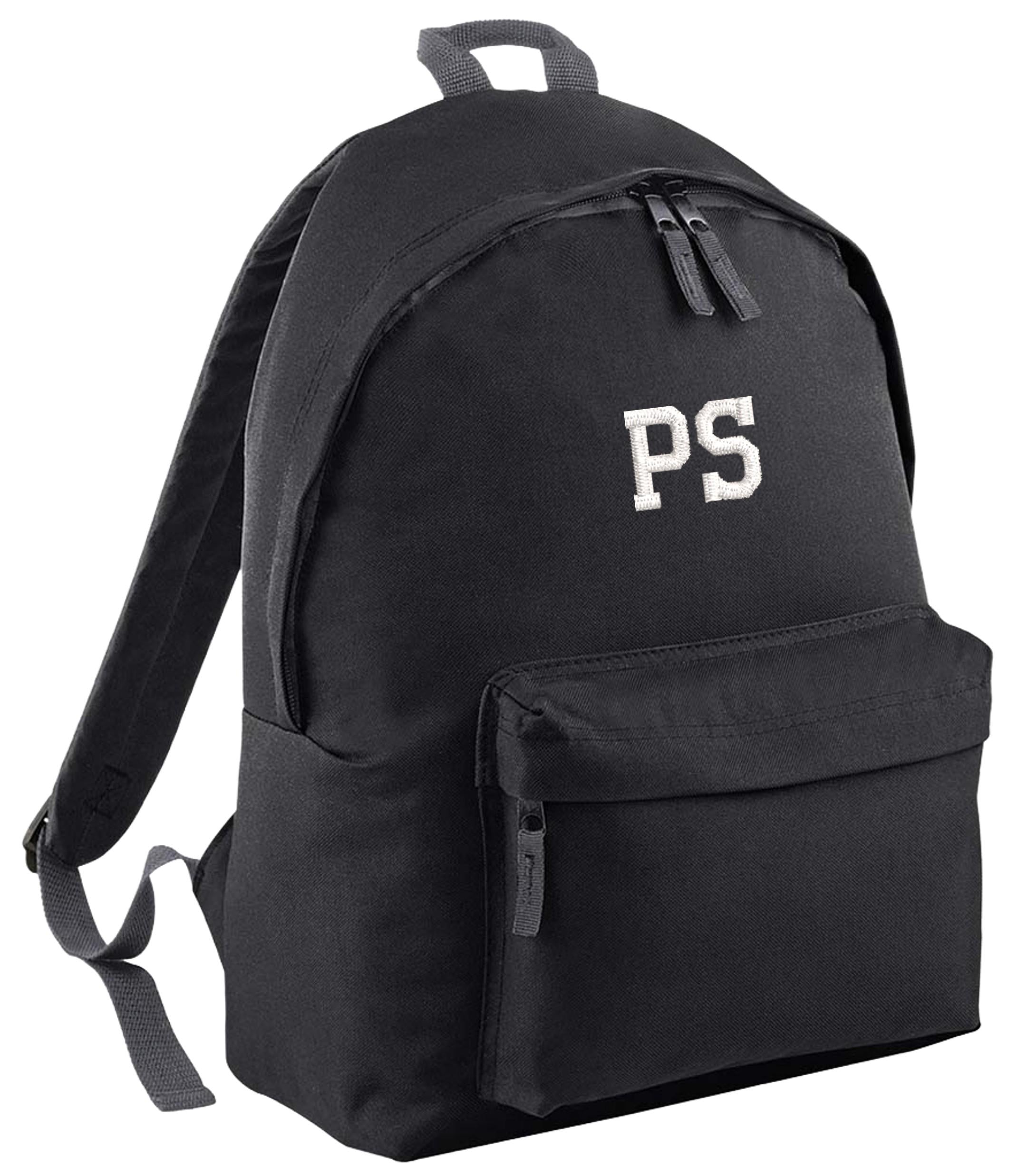 Embroidered Kids Personalised Initials Junior Backpack Girls Boys Custom Name Text School Rucksack Nursery Bag