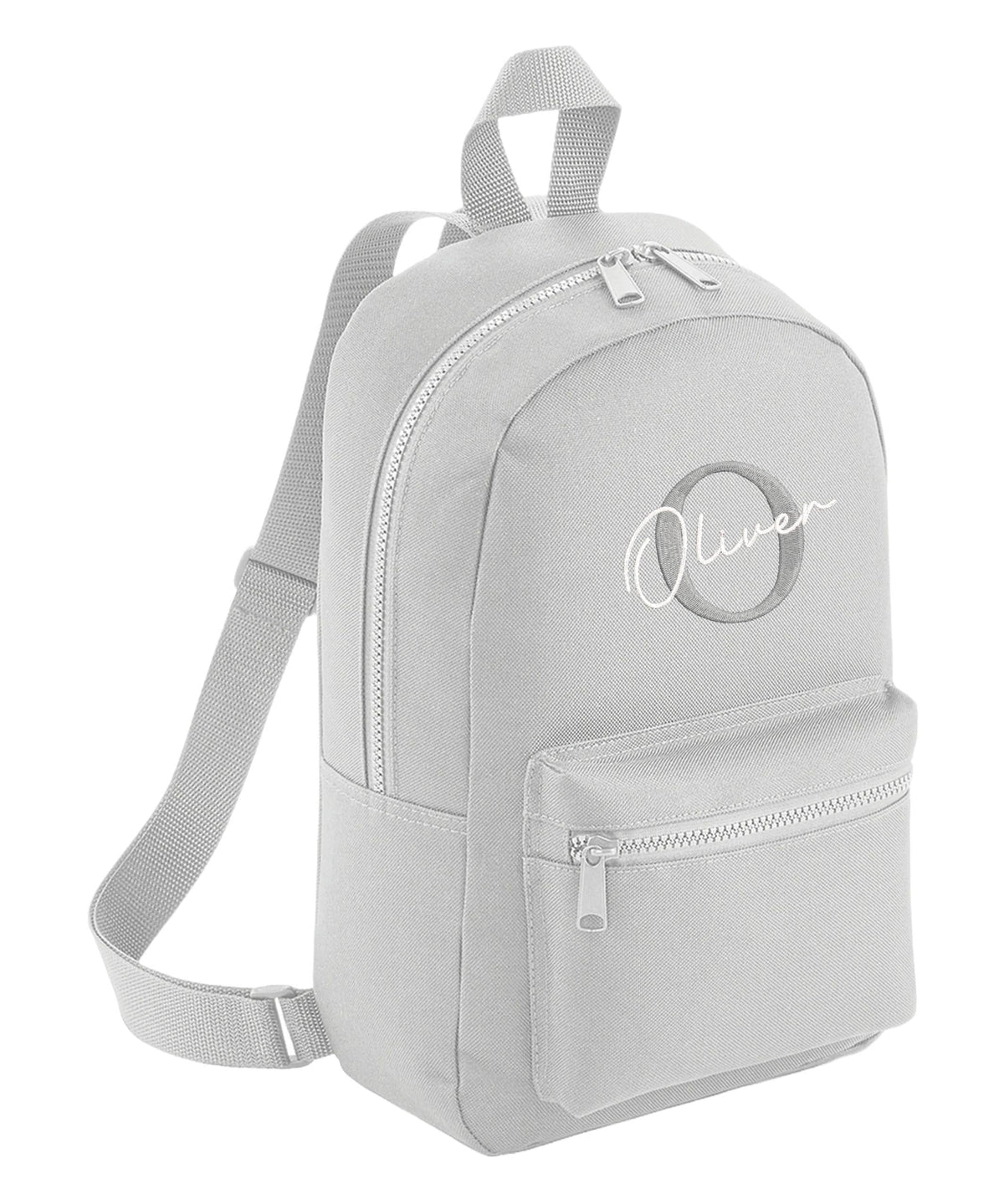 Embroidered Kids Personalised Initial Name Mini Backpack Custom Text School Rucksack Nursery Bag