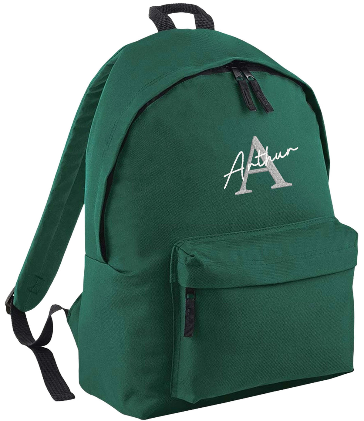 Embroidered Kids Personalised Initial Name Junior Backpack Girls Boys Custom Text School Rucksack Nursery Bag