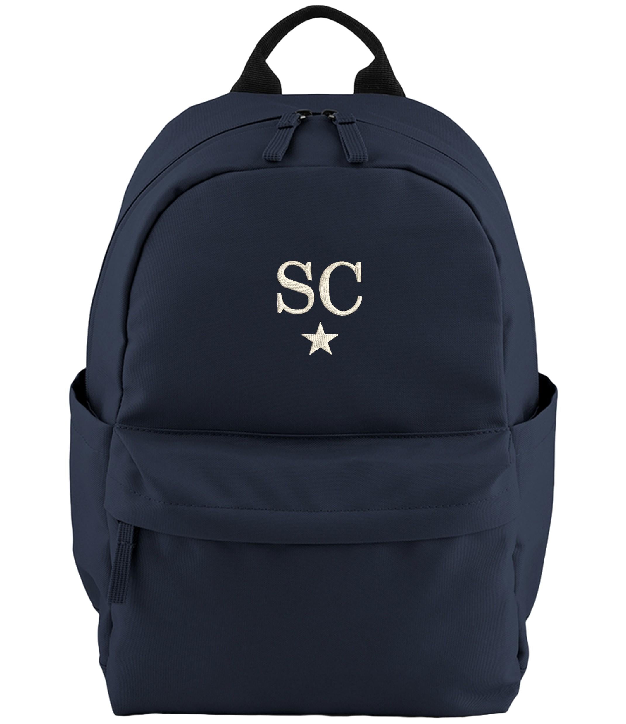 Embroidered Kids Personalised Initials Small Backpack Custom Name Star Text School Rucksack Nursery Bag