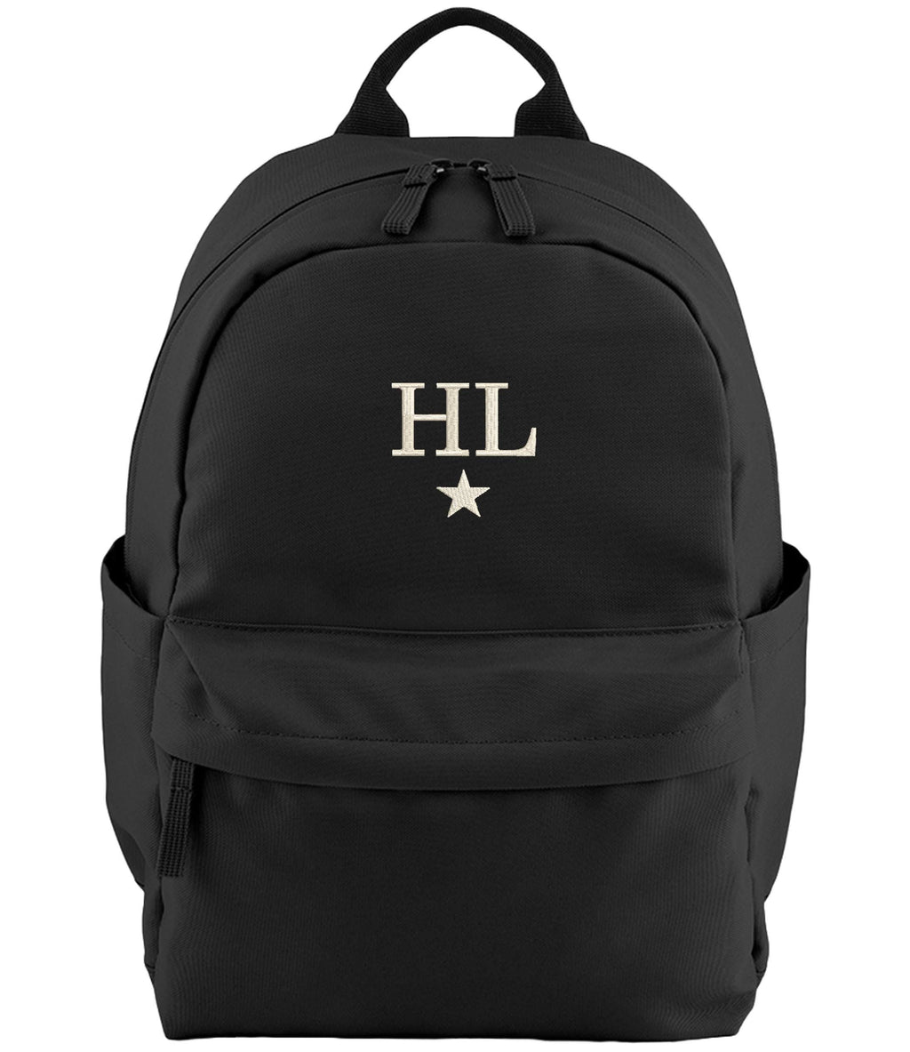 Embroidered Kids Personalised Initials Small Backpack Custom Name Star Text School Rucksack Nursery Bag