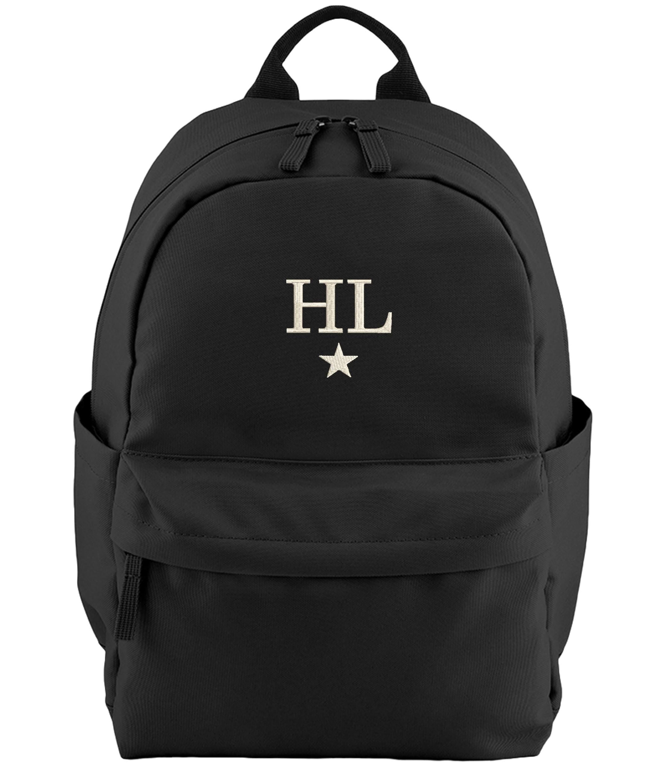 Embroidered Kids Personalised Initials Small Backpack Custom Name Star Text School Rucksack Nursery Bag