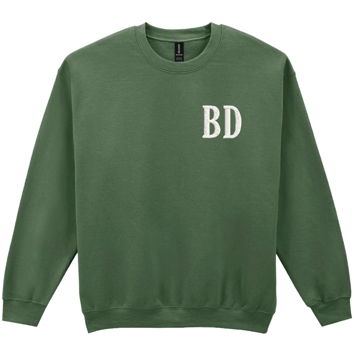 Embroidered Personalised Adults Sweatshirt 23 Colours S-5XL Custom Design Your Text
