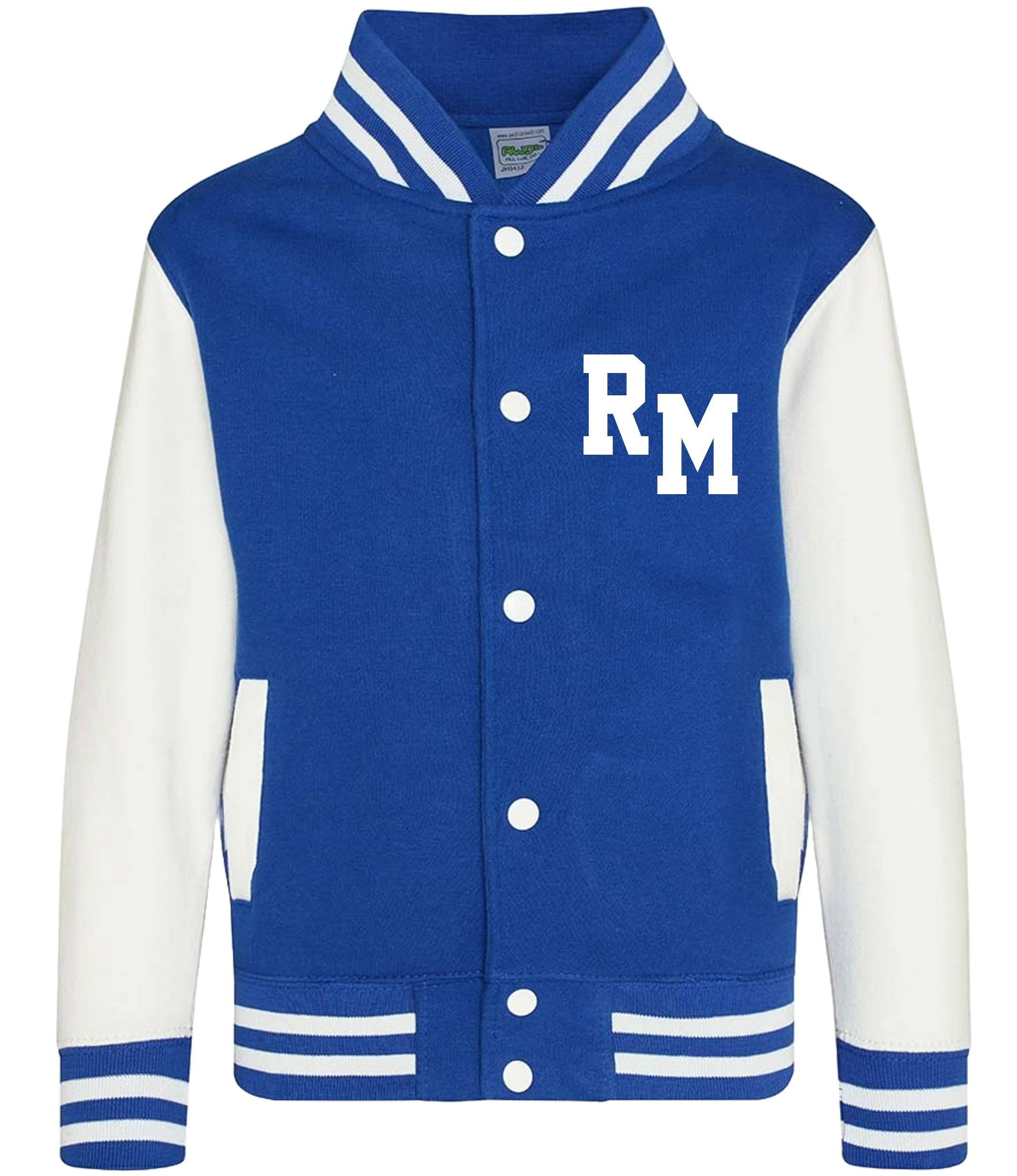 Personalised Initials Adults Varsity Jacket Custom Name Letterman College Baseball