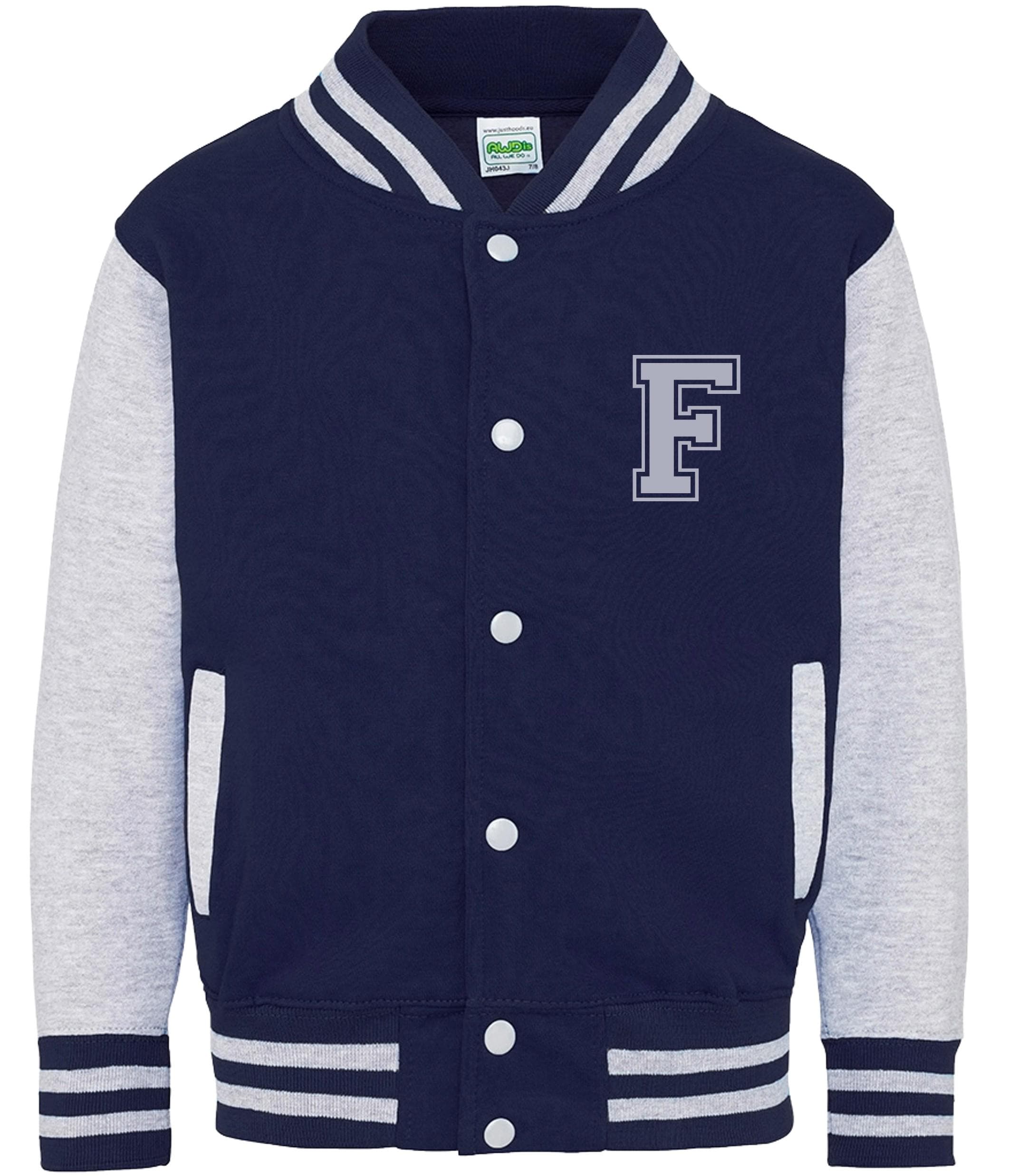 Personalised Initials Adults Varsity Jacket Custom Name Letterman College Baseball