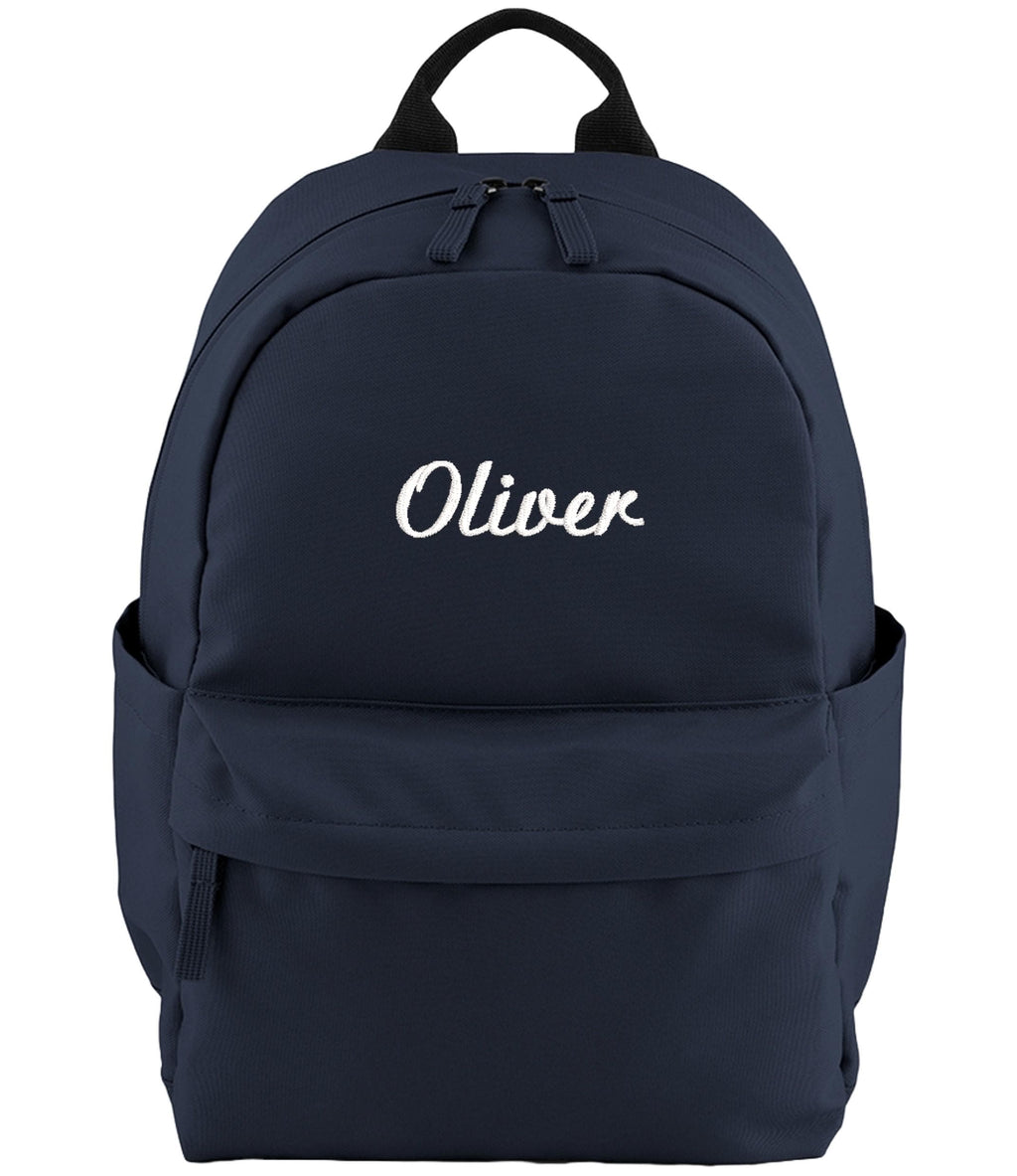 Embroidered Kids Personalised Name Small Backpack Custom Text School Rucksack Nursery Bag
