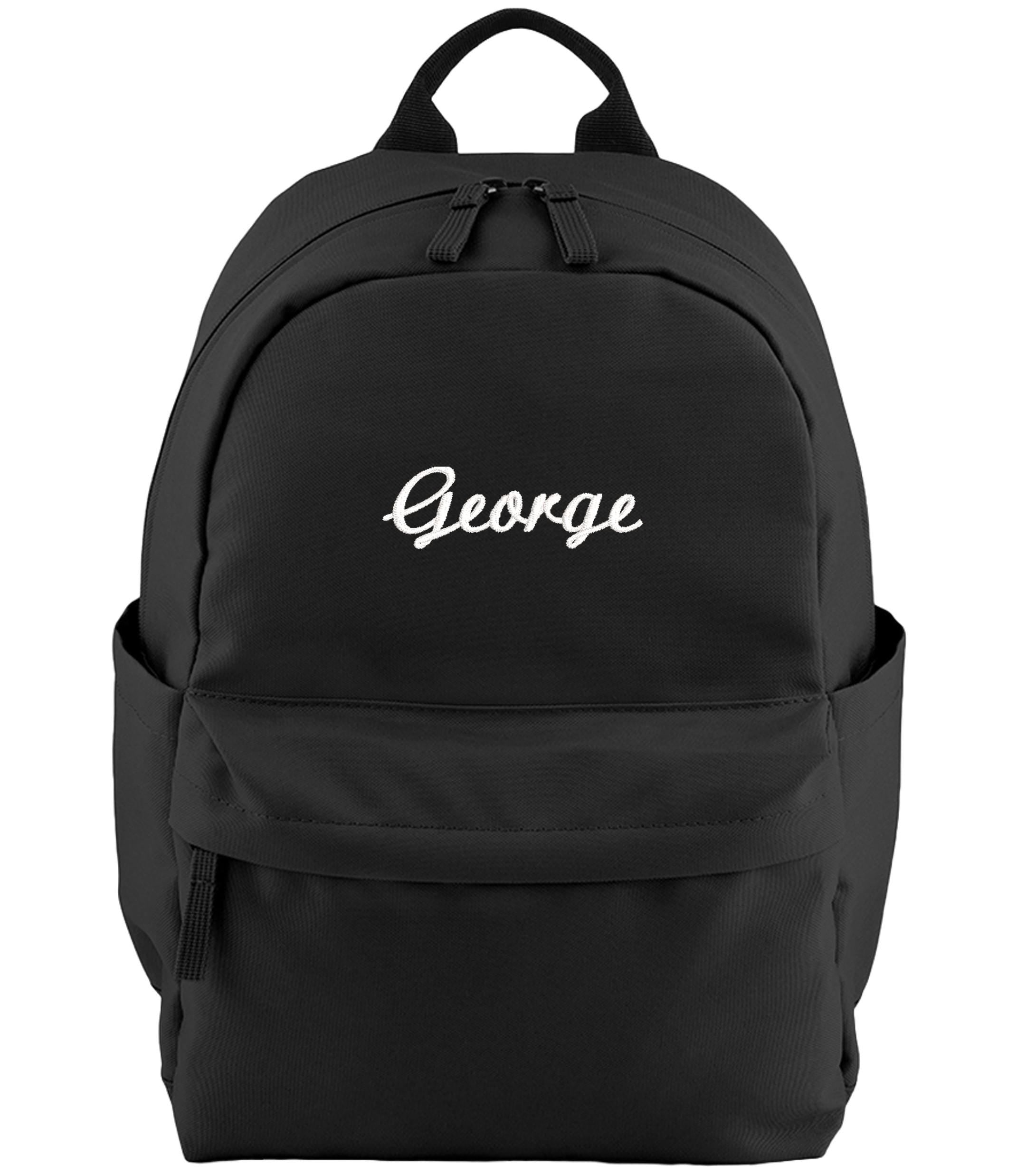 Embroidered Kids Personalised Name Small Backpack Custom Text School Rucksack Nursery Bag