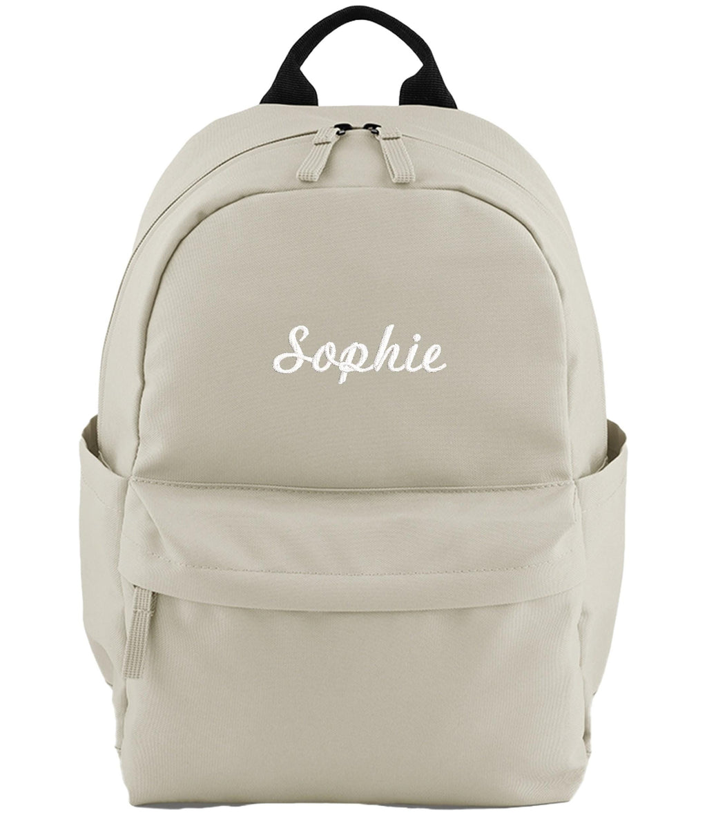 Embroidered Kids Personalised Name Small Backpack Custom Text School Rucksack Nursery Bag