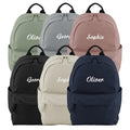 Embroidered Kids Personalised Name Small Backpack Custom Text School Rucksack Nursery Bag