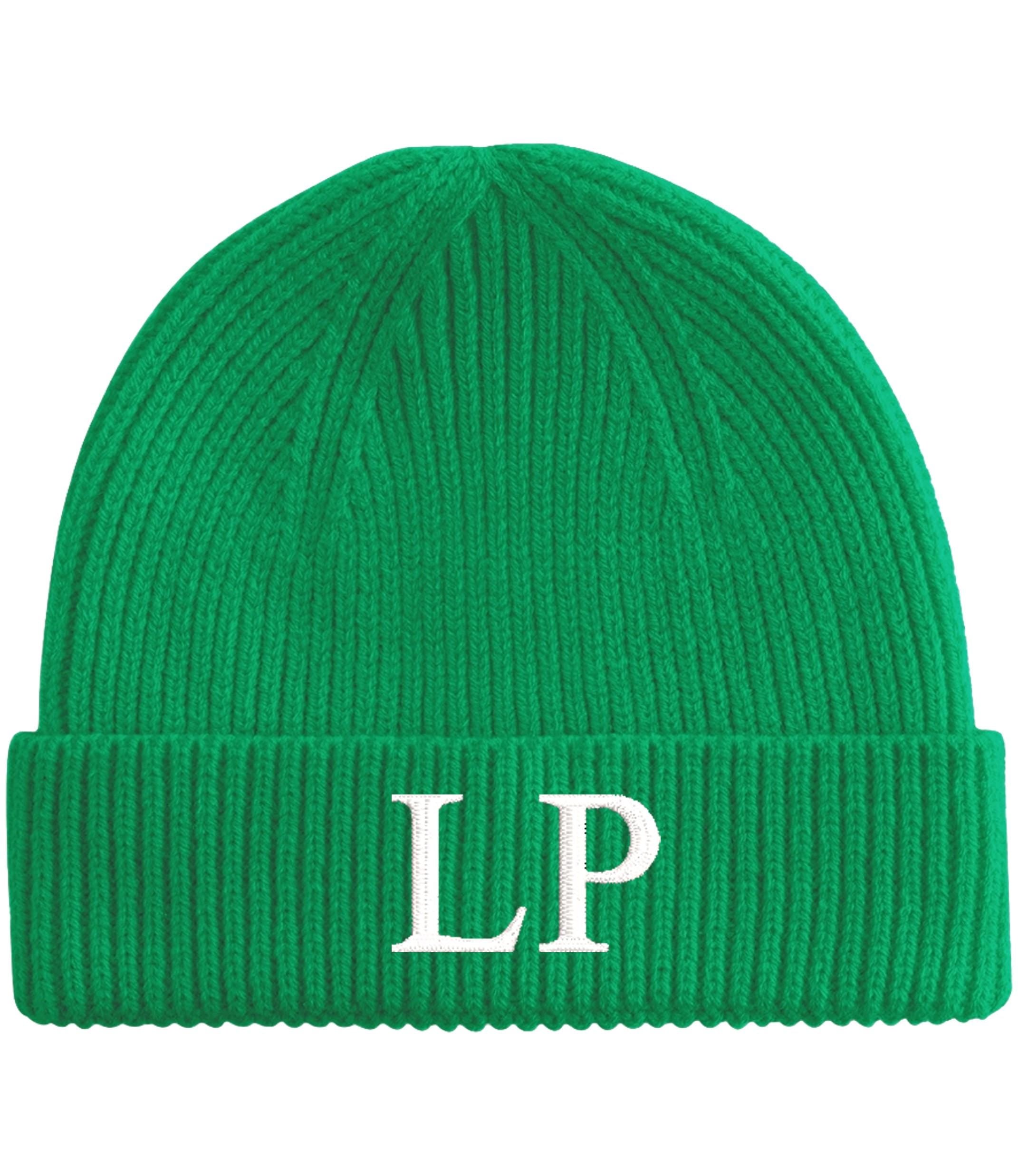Embroidered Personalised Initials Kids Beanie Childrens Custom Monogram Knitted Winter Hat