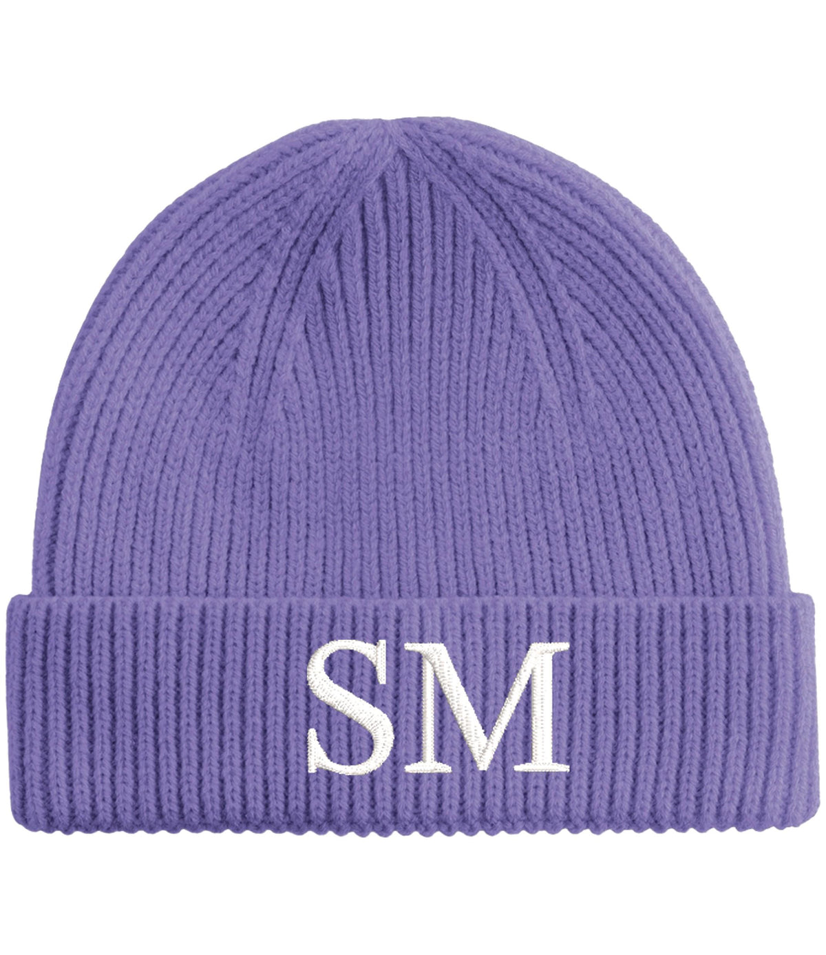Embroidered Personalised Initials Kids Beanie Childrens Custom Monogram Knitted Winter Hat