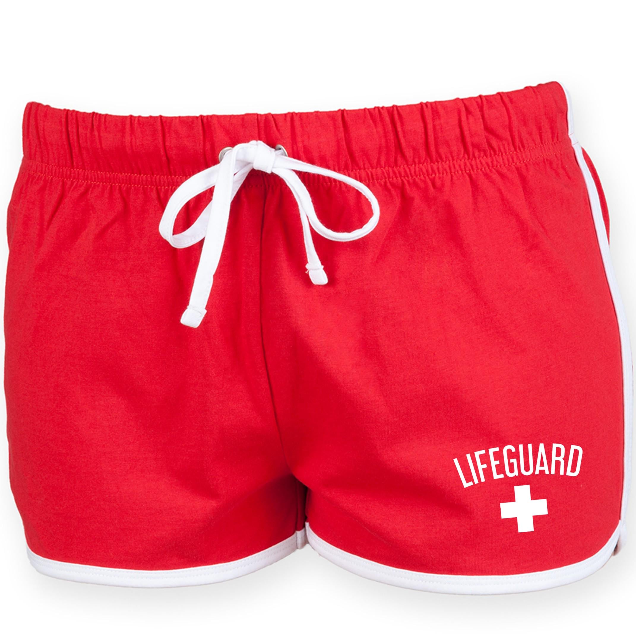 Lifeguard Ladies Shorts Fancy Dress Beach Party Hen Do
