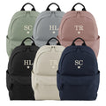 Embroidered Kids Personalised Initials Small Backpack Custom Name Star Text School Rucksack Nursery Bag