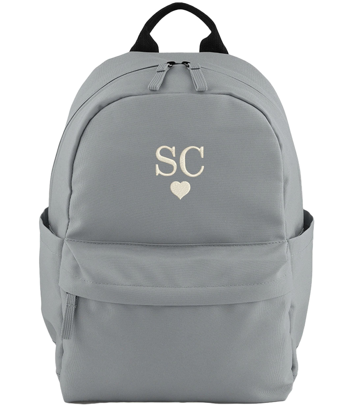 Embroidered Kids Personalised Initials Small Backpack Custom Name Heart Text School Rucksack Nursery Bag