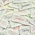 Personalised Embroidered Name Patch Iron On & Sew On Custom Text Badge (P7)