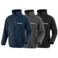 Embroidered Personalised Name Kids Recycled Fleece Top Childrens Jacket Custom Text School Coat