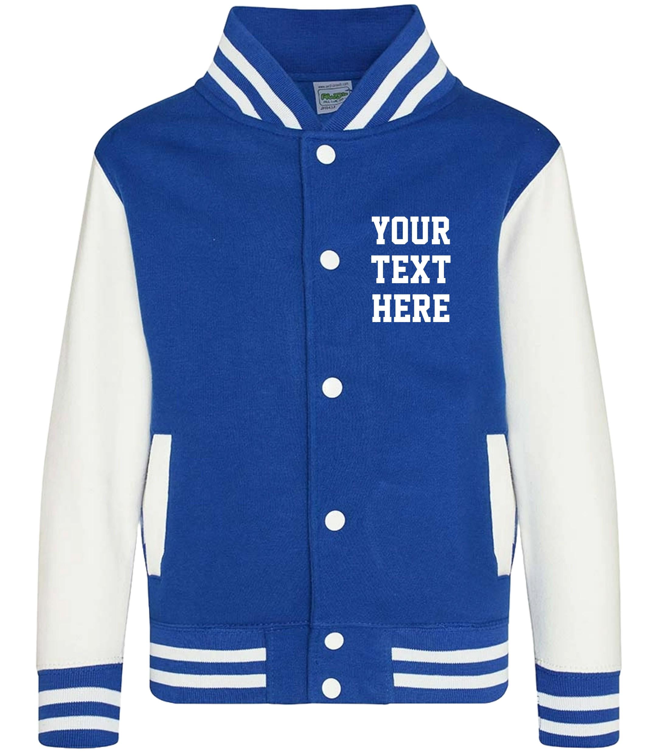 Personalised Text Adults Varsity Jacket Custom Name Letterman College Baseball