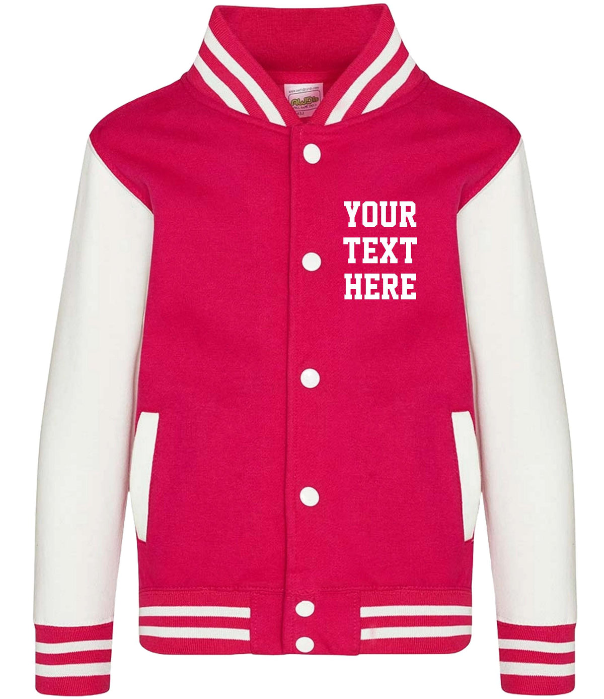 Personalised Text Adults Varsity Jacket Custom Name Letterman College Baseball