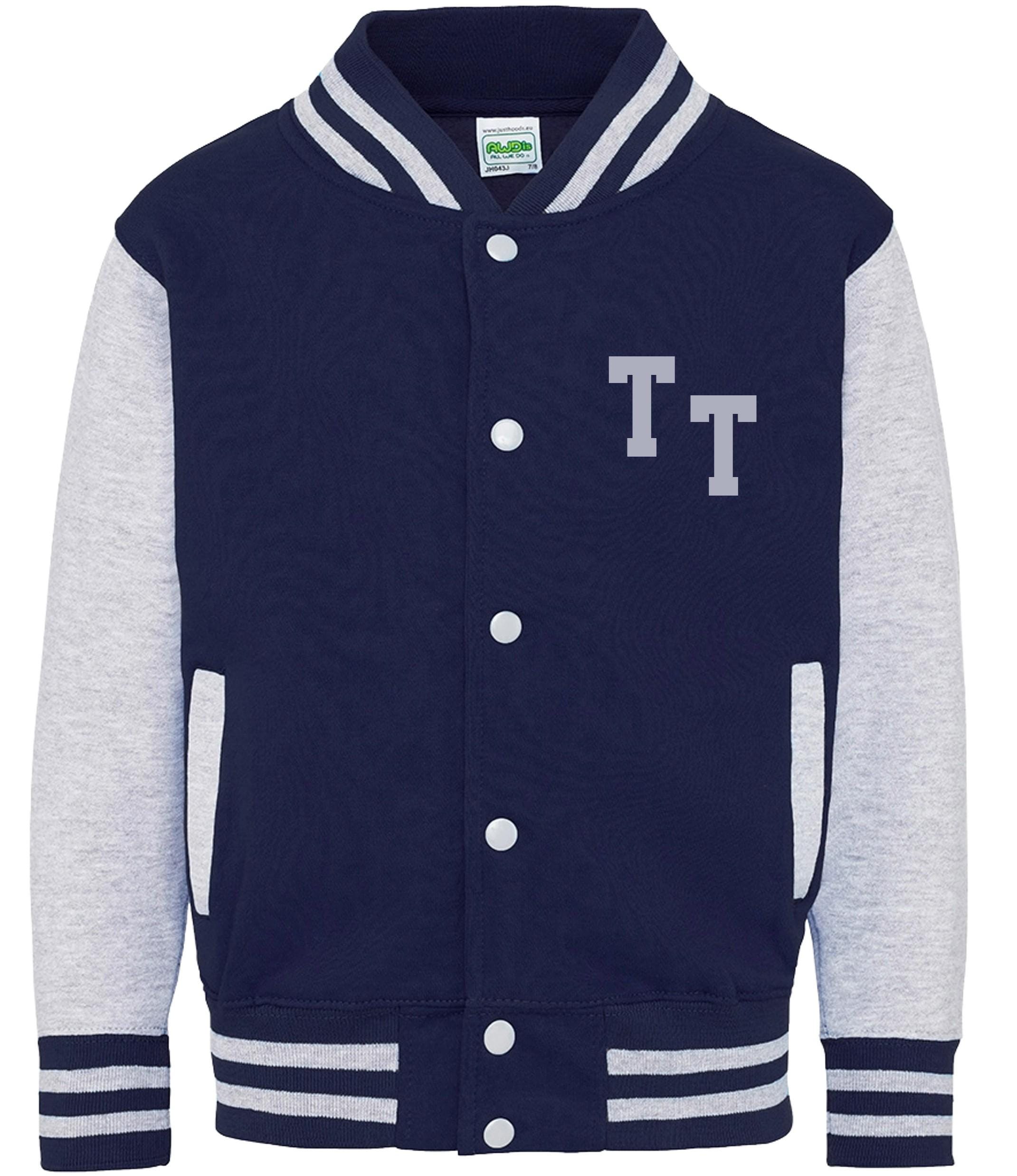 Personalised Initials Adults Varsity Jacket Custom Name Letterman College Baseball