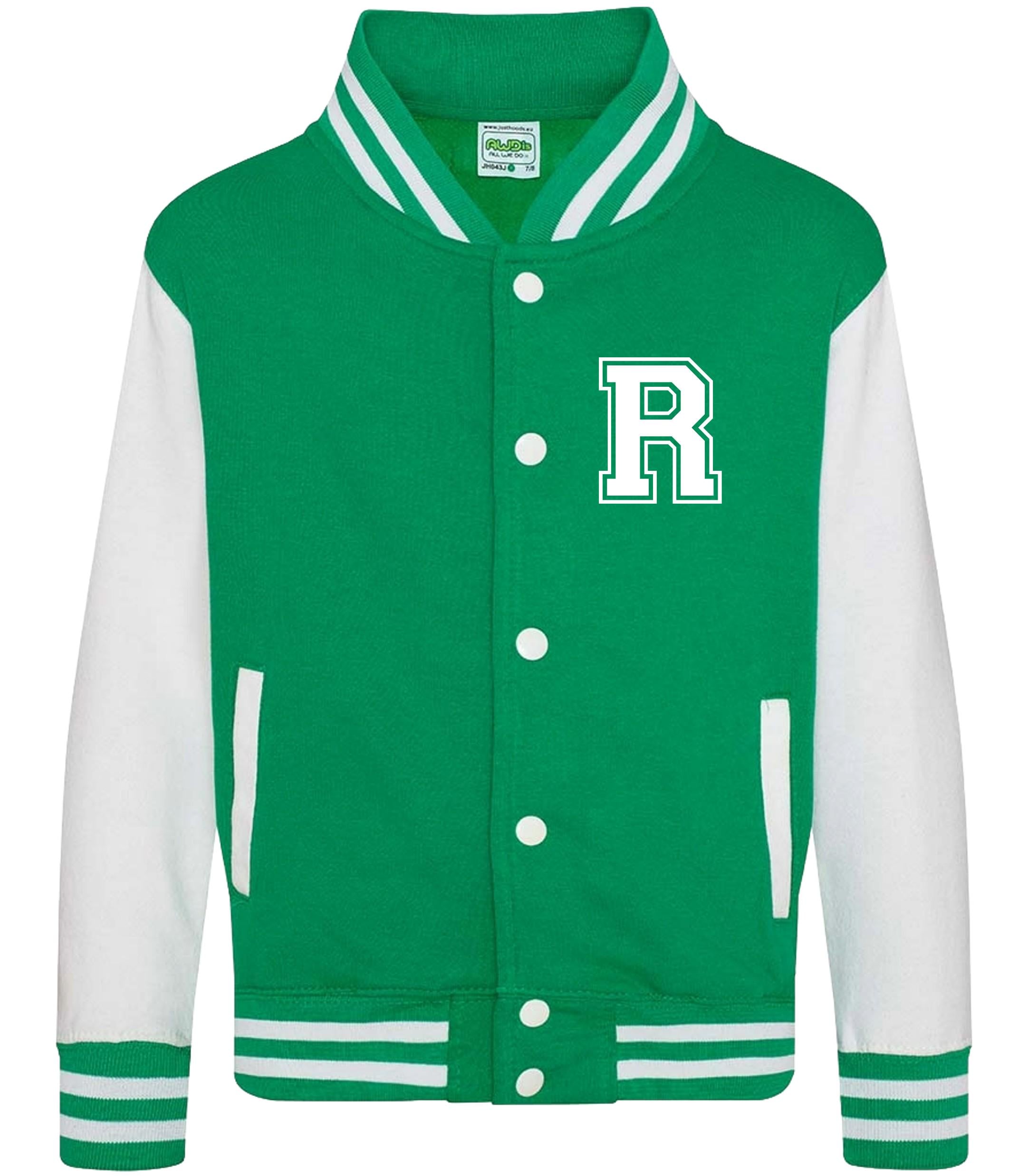 Personalised Initials Adults Varsity Jacket Custom Name Letterman College Baseball