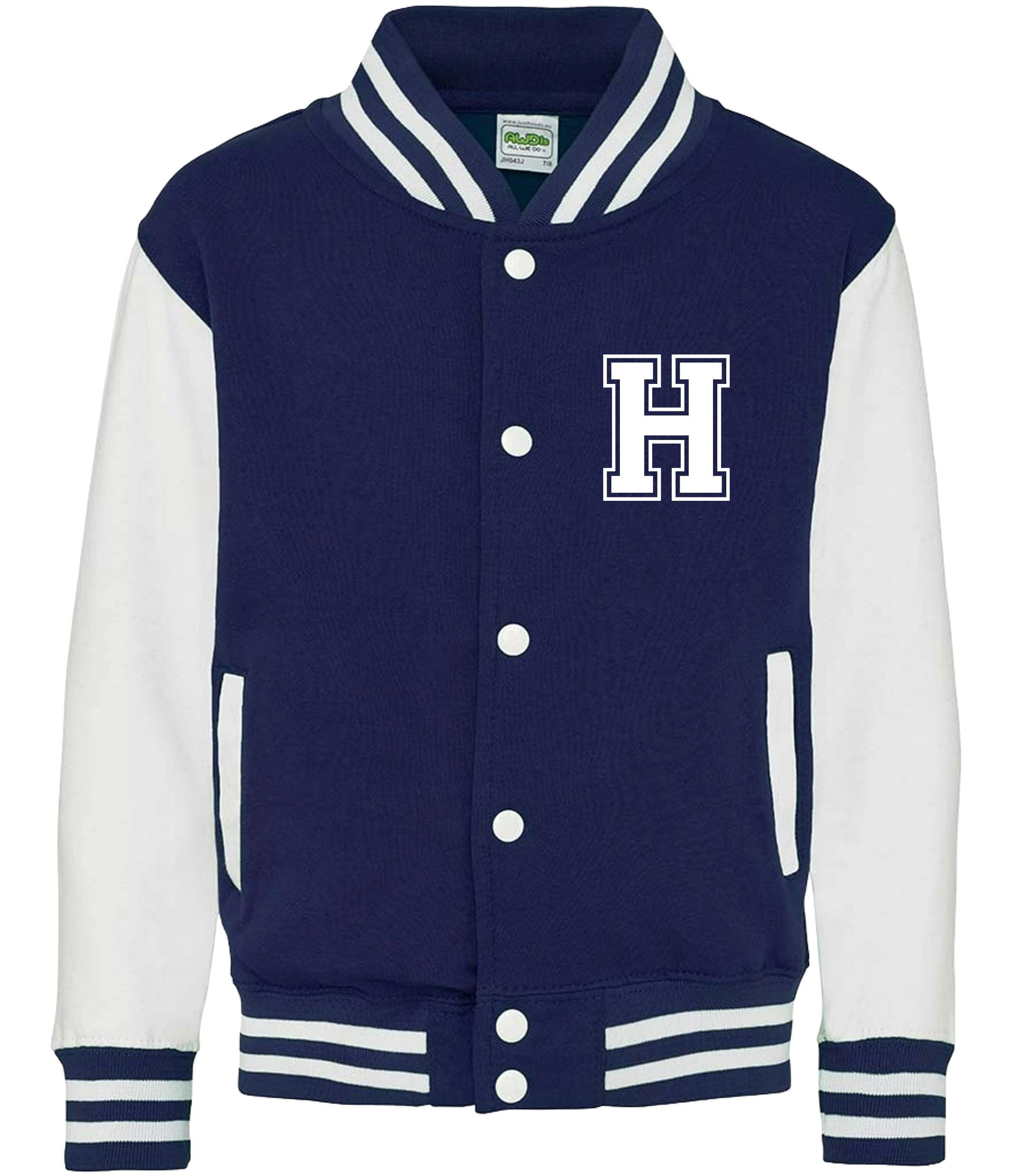 Personalised Initials Adults Varsity Jacket Custom Name Letterman College Baseball