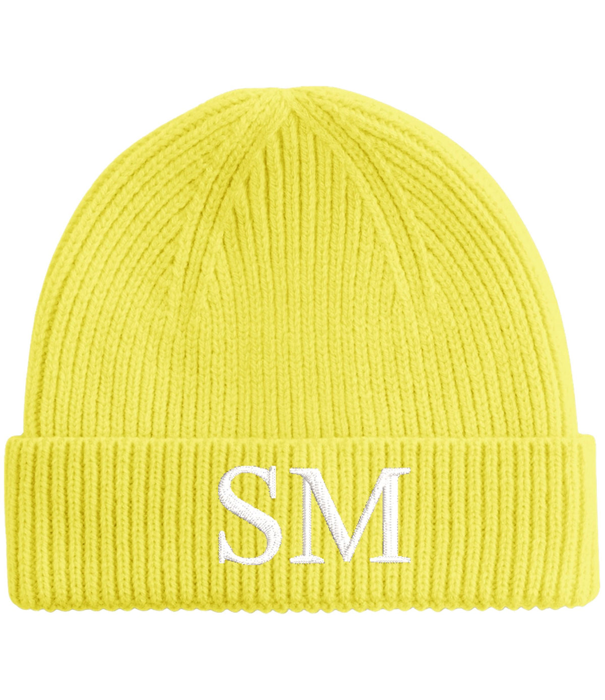 Embroidered Personalised Initials Kids Beanie Childrens Custom Monogram Knitted Winter Hat