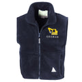 Embroidered Digger Personalised Name Boys Fleece Bodywarmer Navy Kids Custom Text Jacket Builder Coat