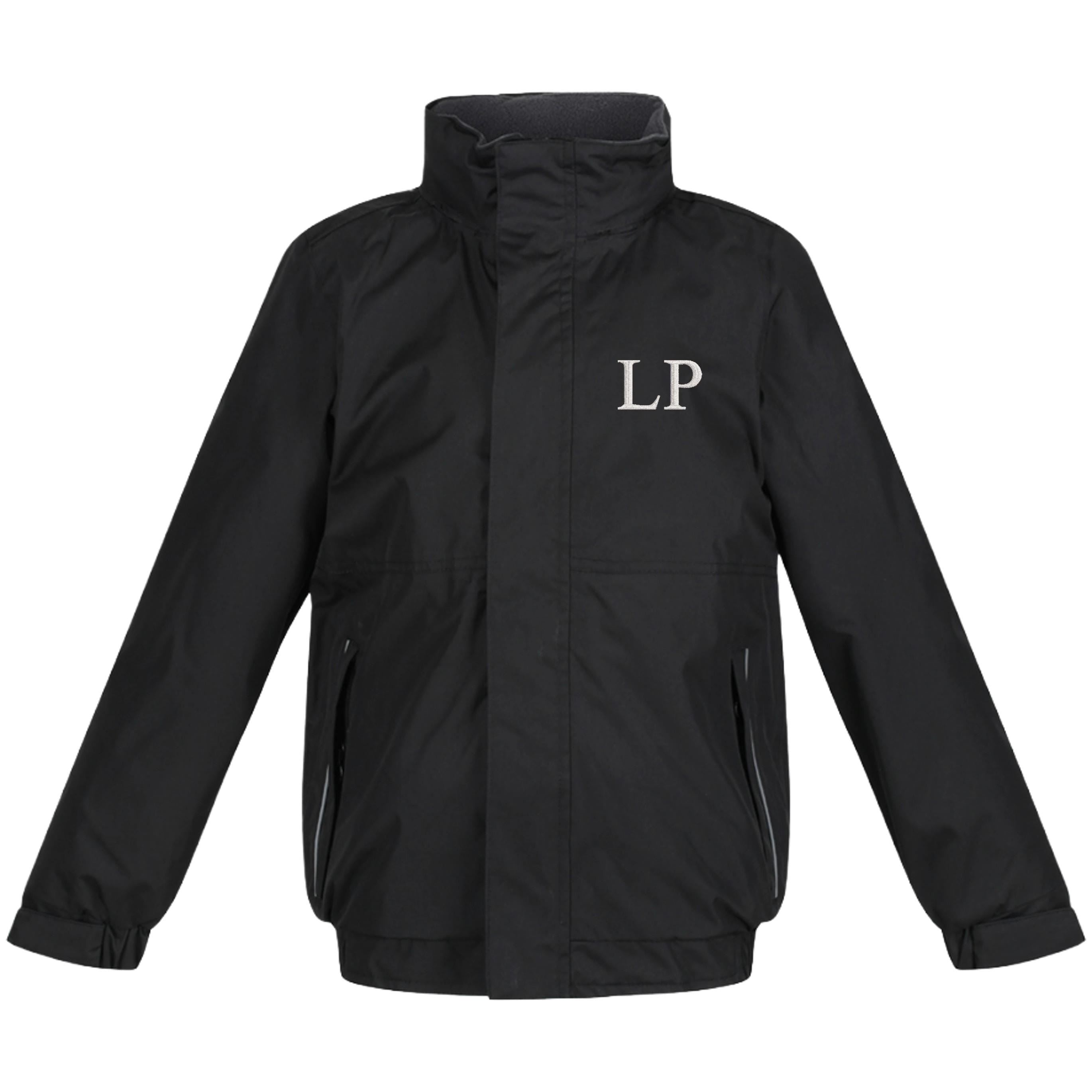 Embroidered Kids Regatta Dover Jacket Personalised Initials Childrens Custom Name Text School Coat
