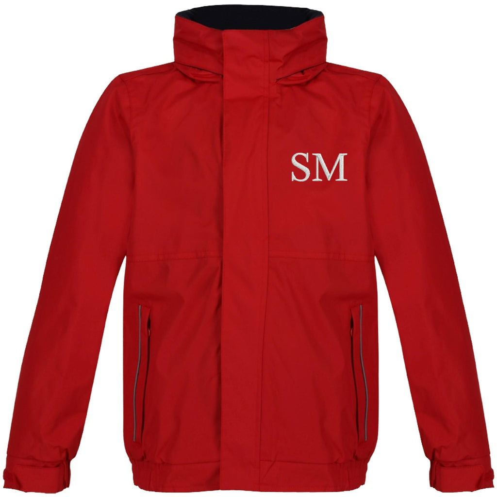 Embroidered Kids Regatta Dover Jacket Personalised Initials Childrens Custom Name Text School Coat